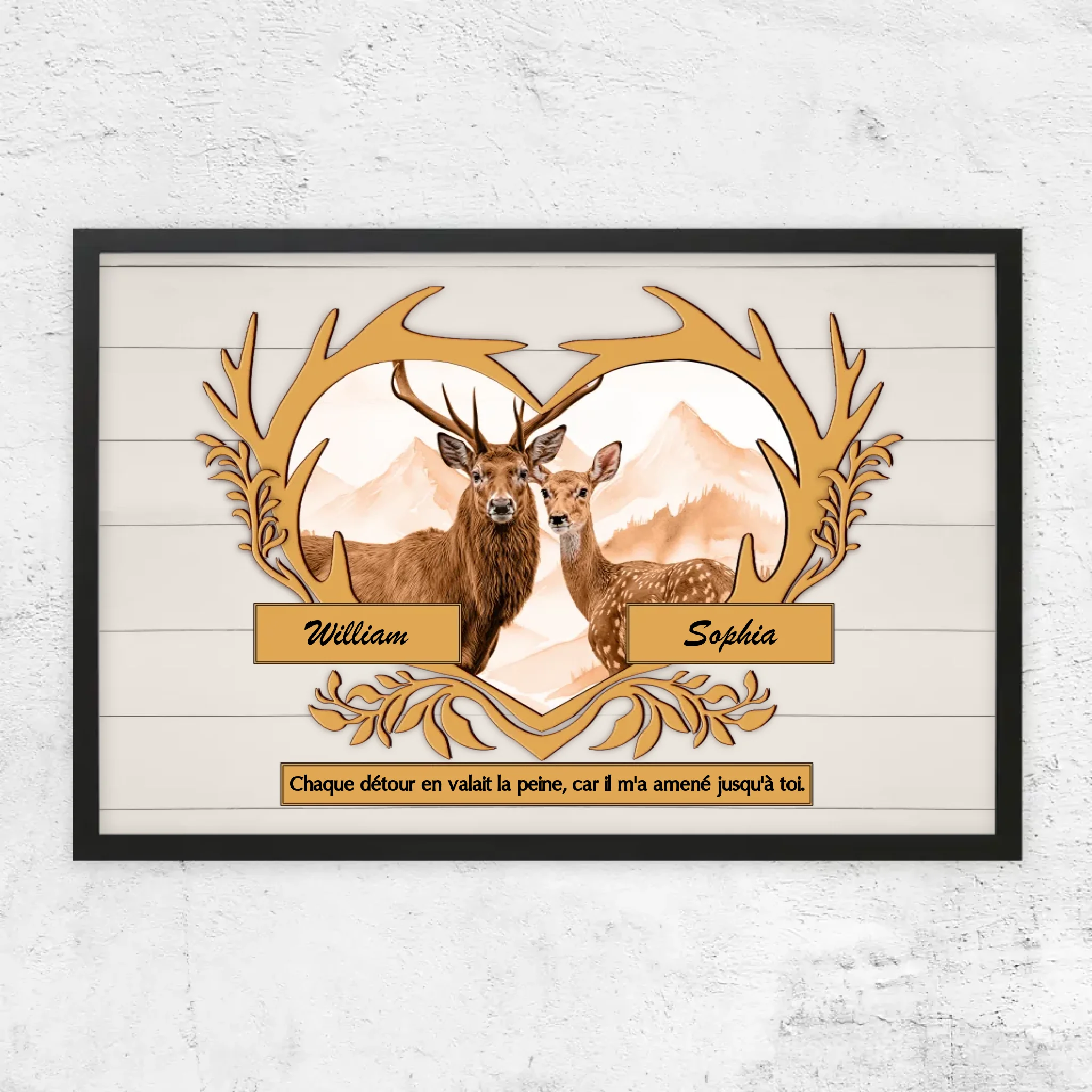 Poster personnalisé “Chaque détour a valu la peine”