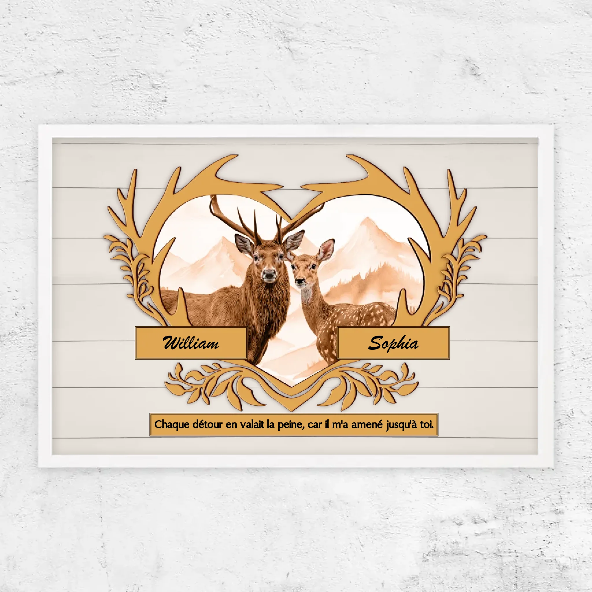 Poster personnalisé “Chaque détour a valu la peine”