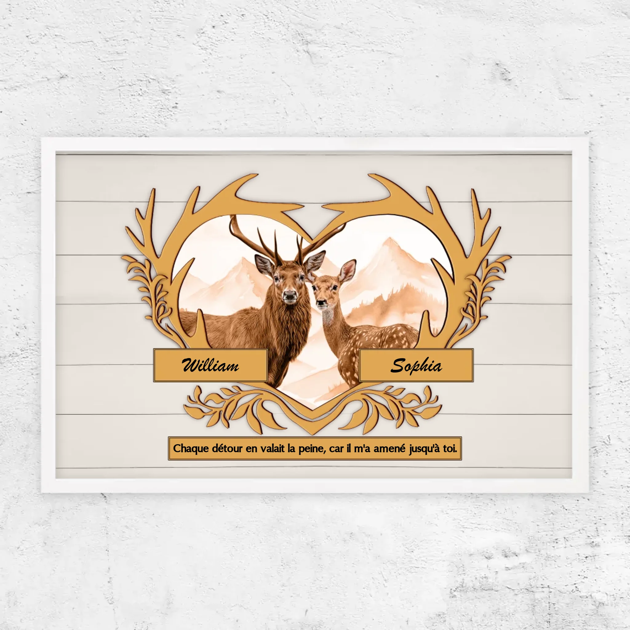 Poster personnalisé “Chaque détour a valu la peine”