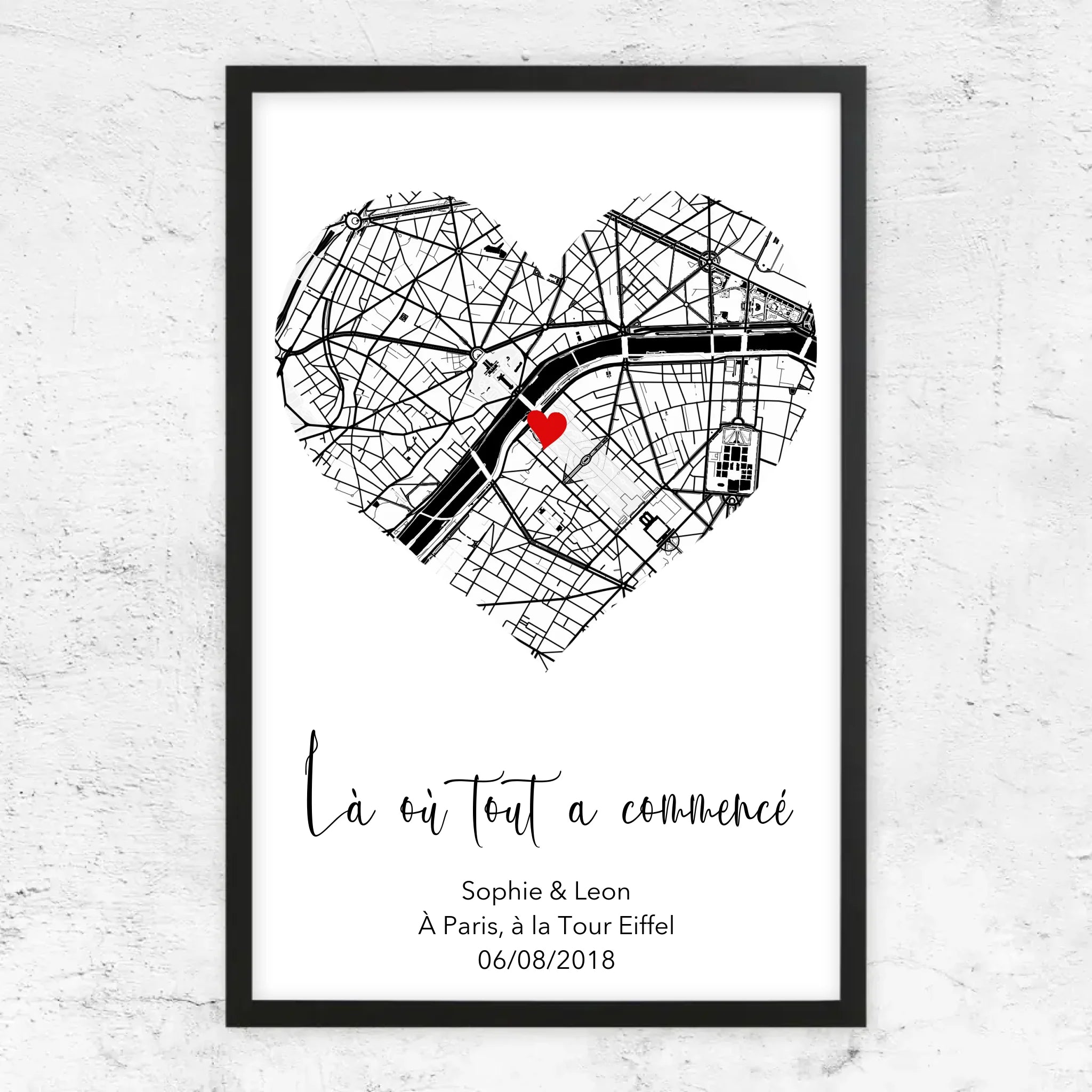 Poster personnalisé "Là où tout a commencé