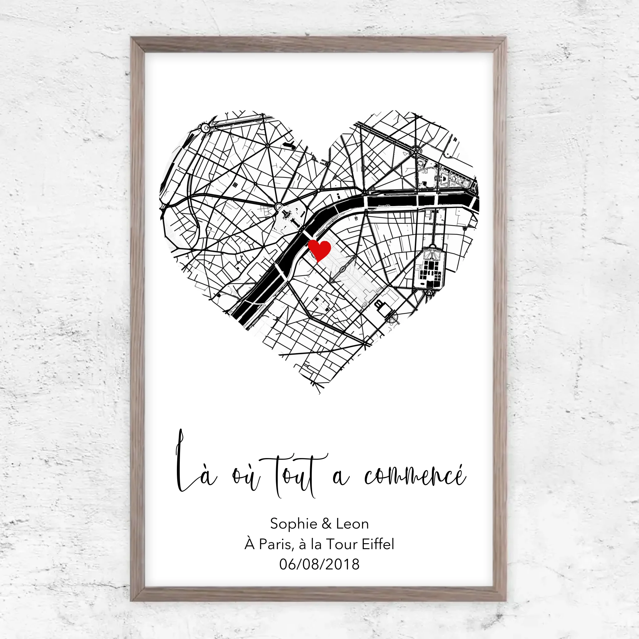 Poster personnalisé "Là où tout a commencé