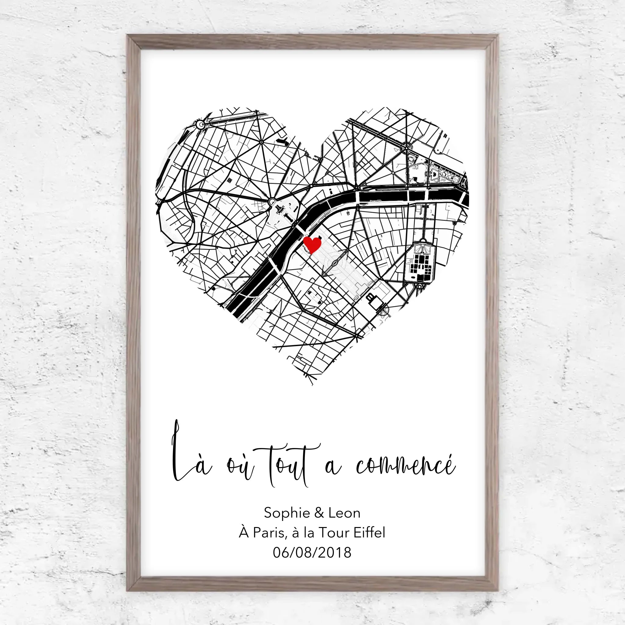 Poster personnalisé "Là où tout a commencé