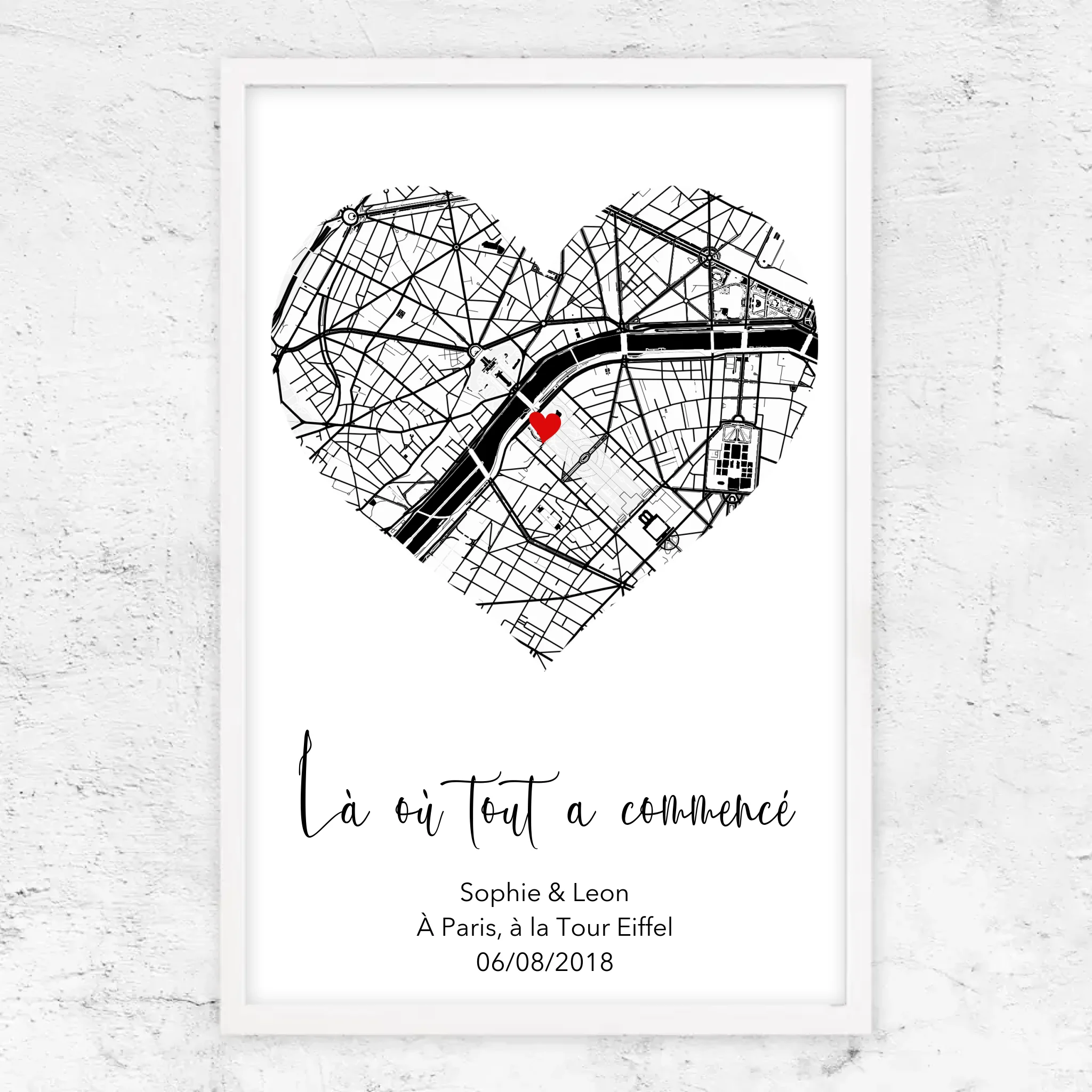 Poster personnalisé "Là où tout a commencé