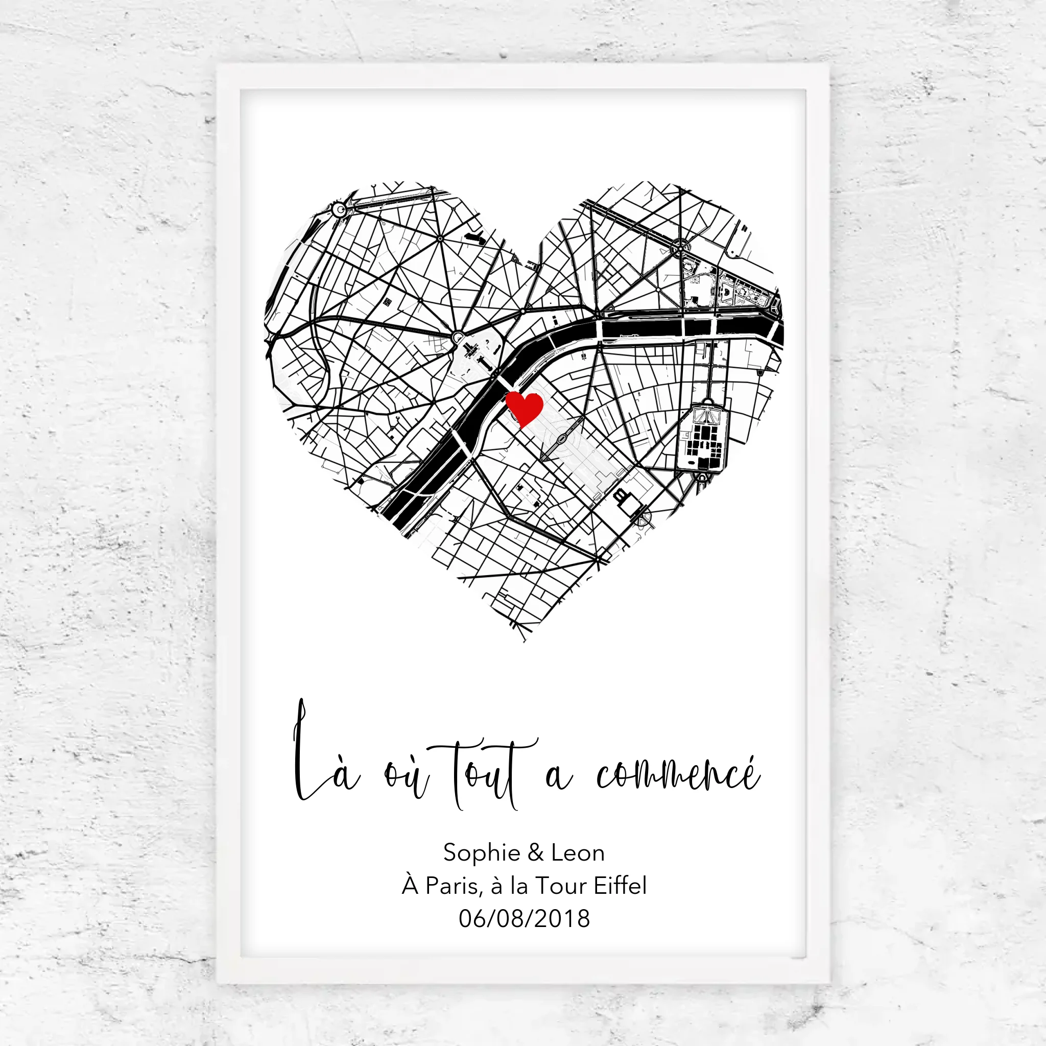 Poster personnalisé "Là où tout a commencé