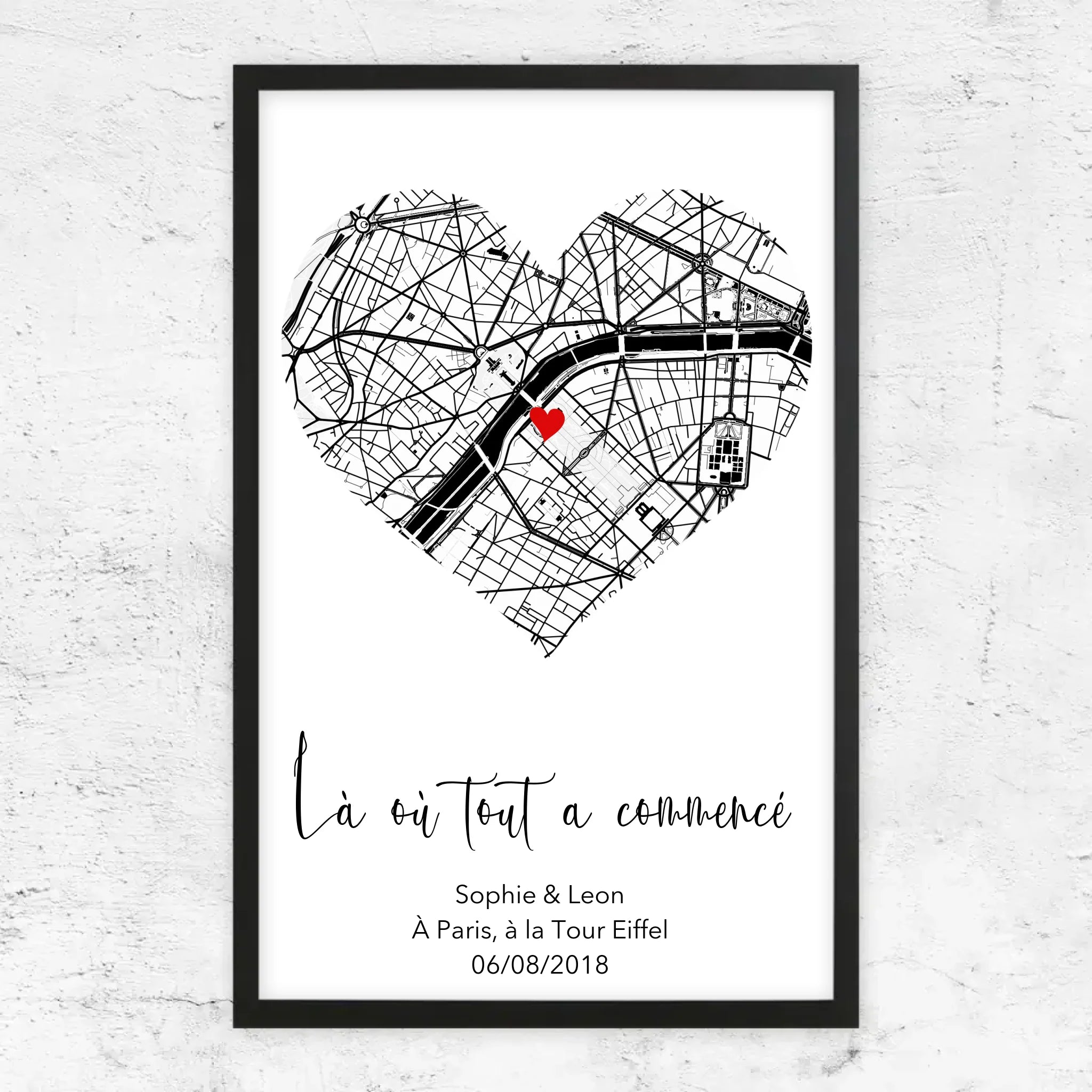 Poster personnalisé "Là où tout a commencé