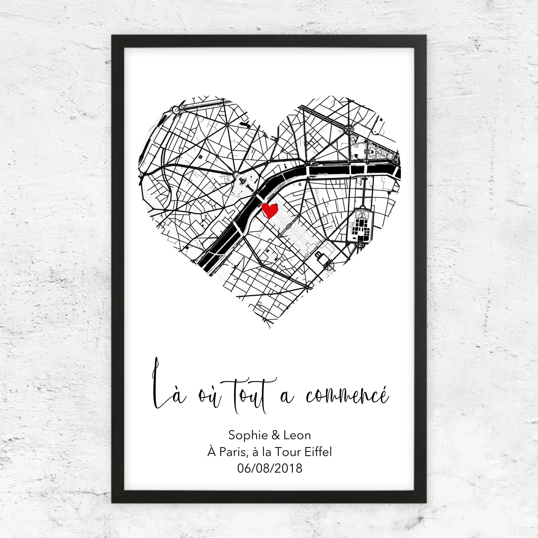 Poster personnalisé "Là où tout a commencé