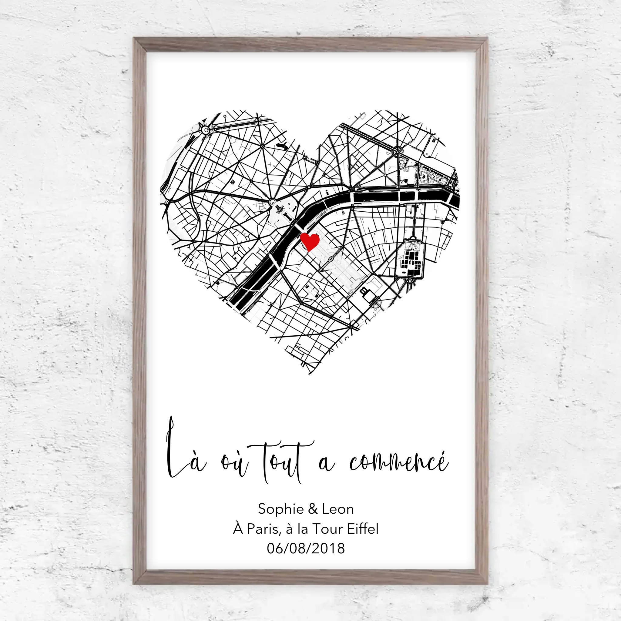 Poster personnalisé "Là où tout a commencé