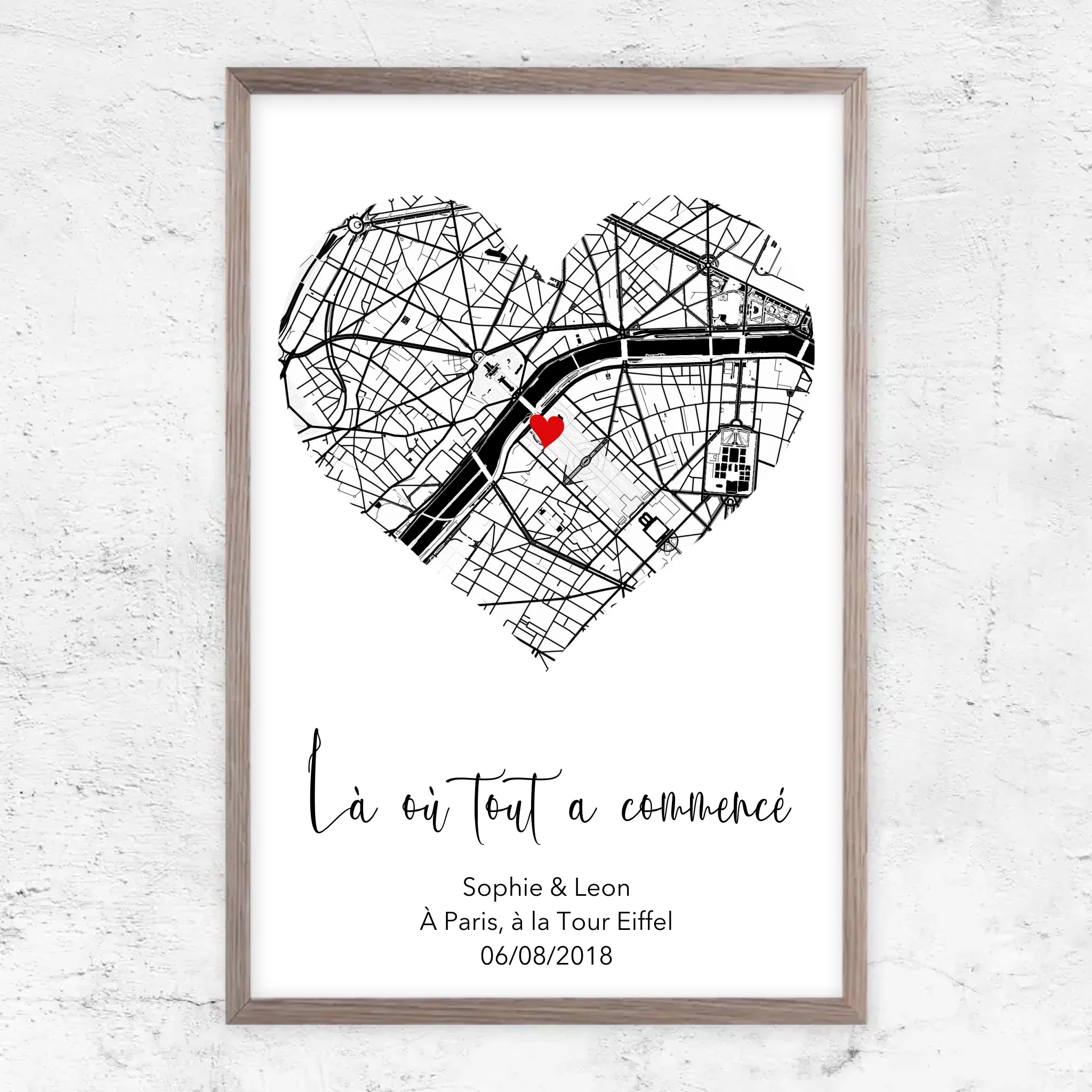 Poster personnalisé "Là où tout a commencé