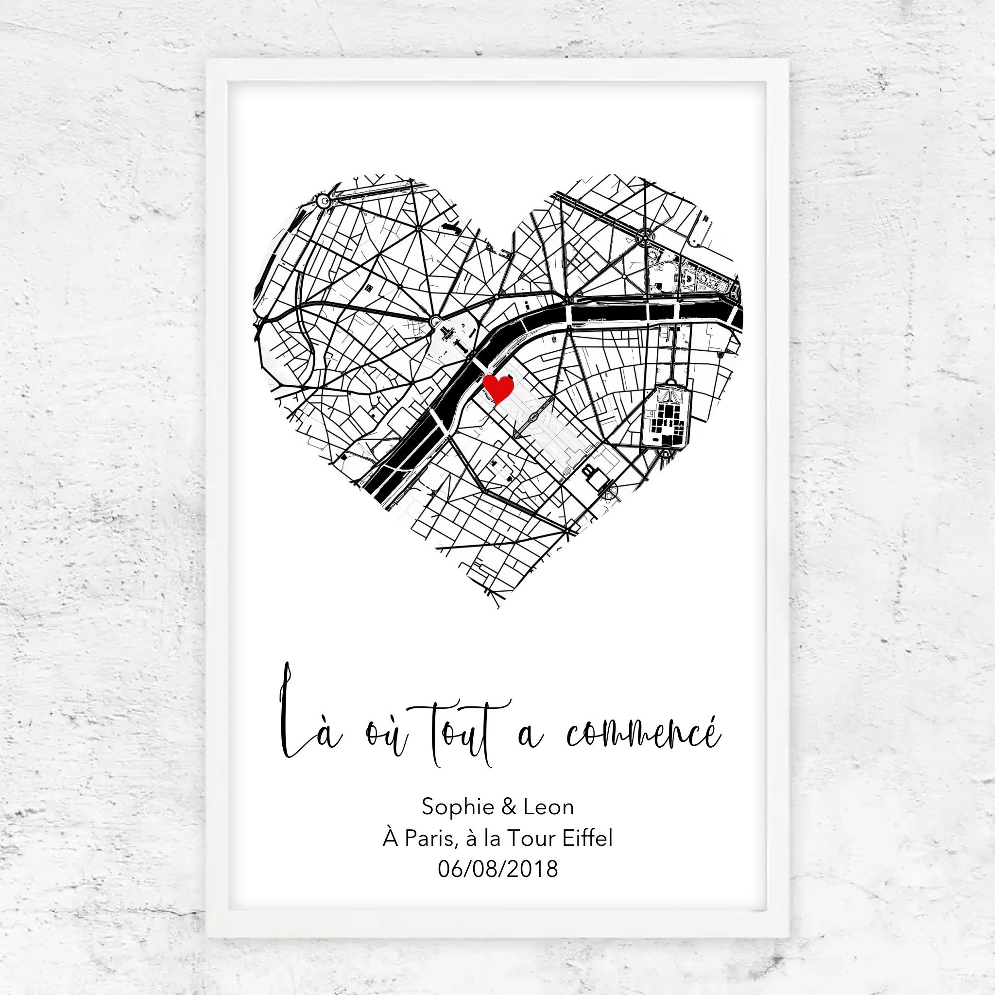 Poster personnalisé "Là où tout a commencé