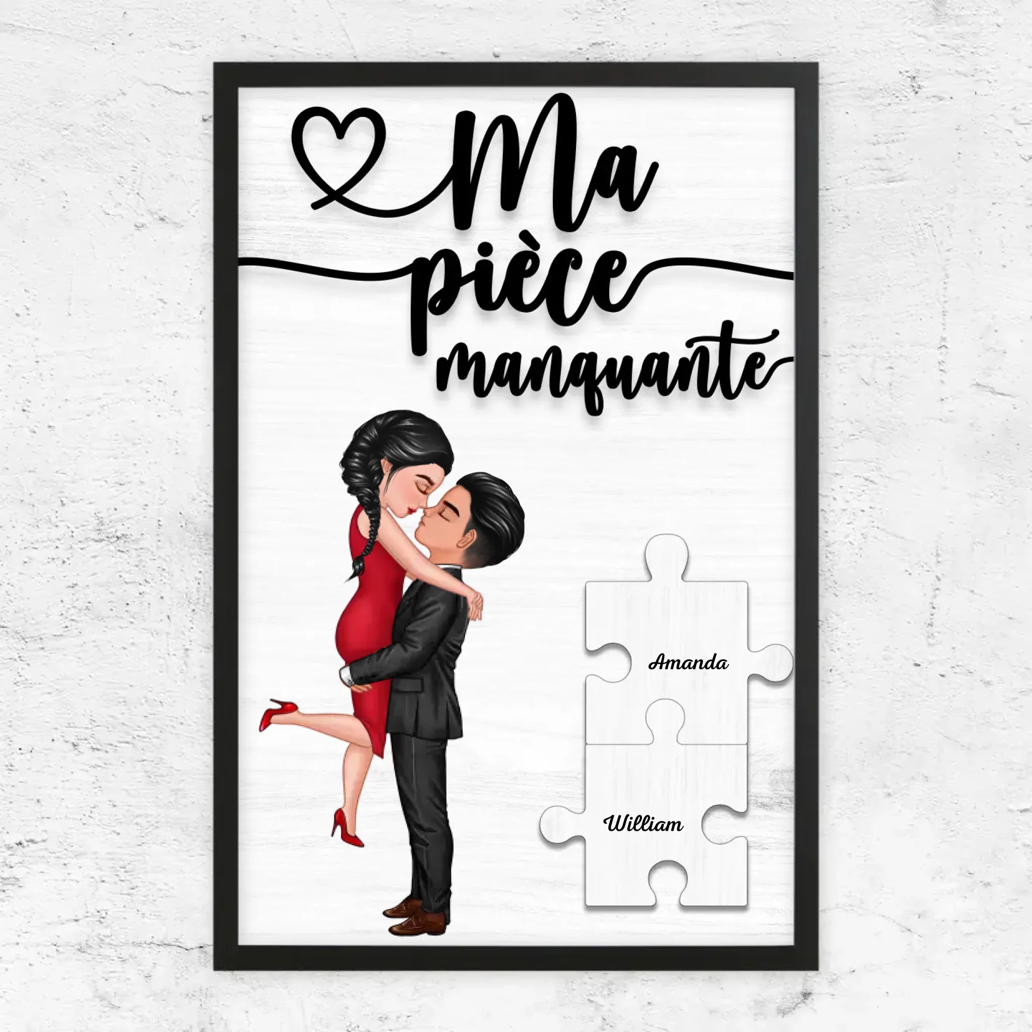 Poster personnalisé “Le morceau manquant”