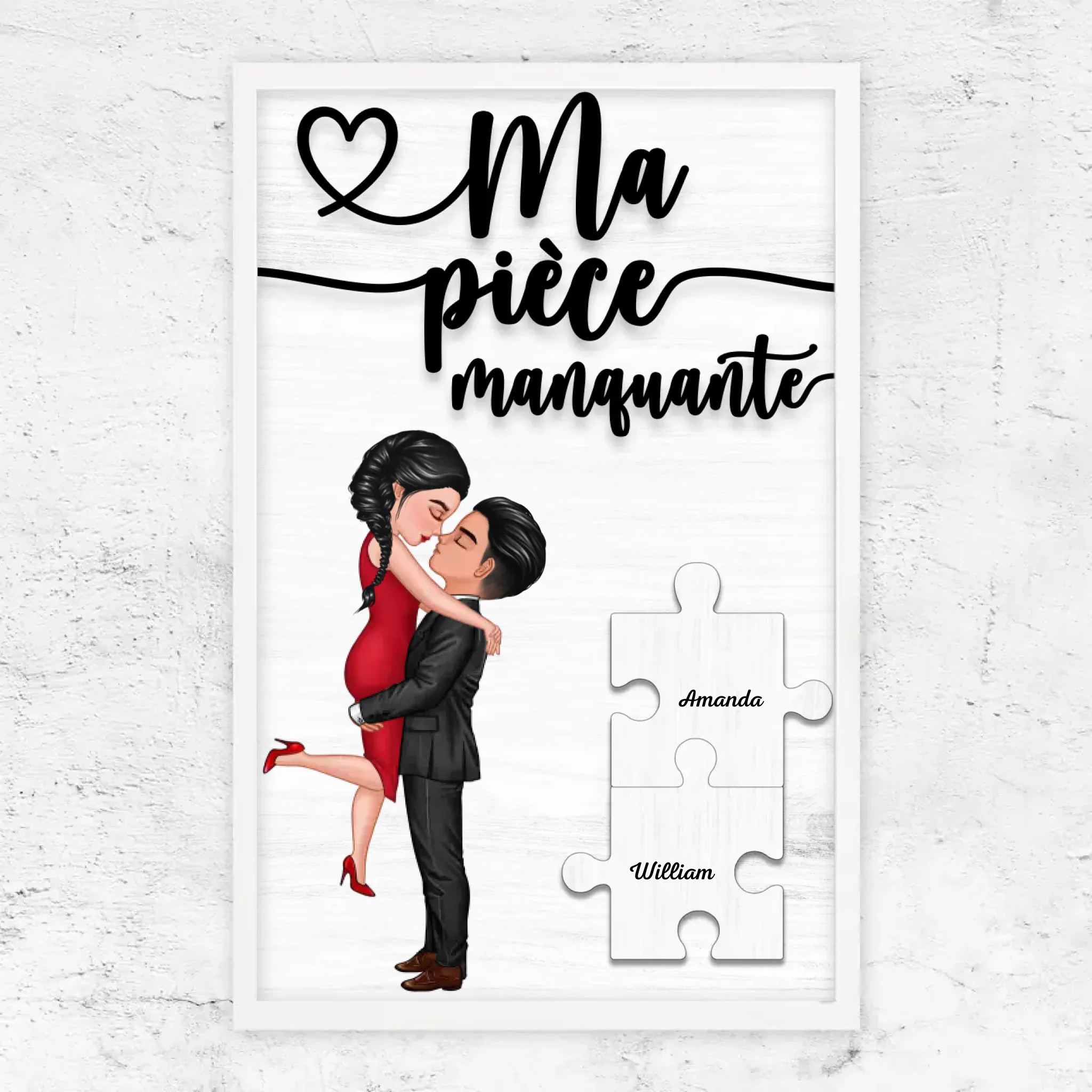 Poster personnalisé “Le morceau manquant”