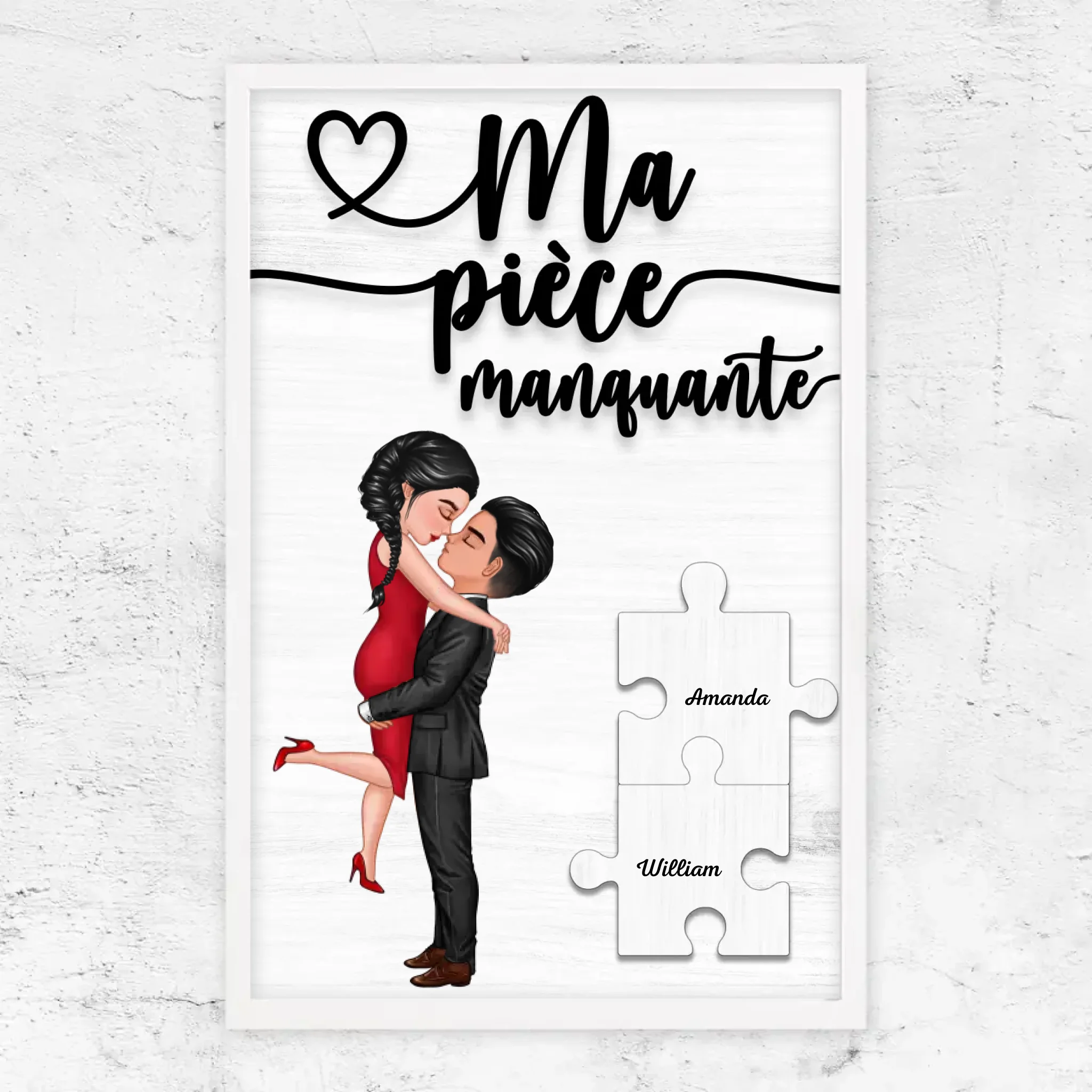 Poster personnalisé “Le morceau manquant”