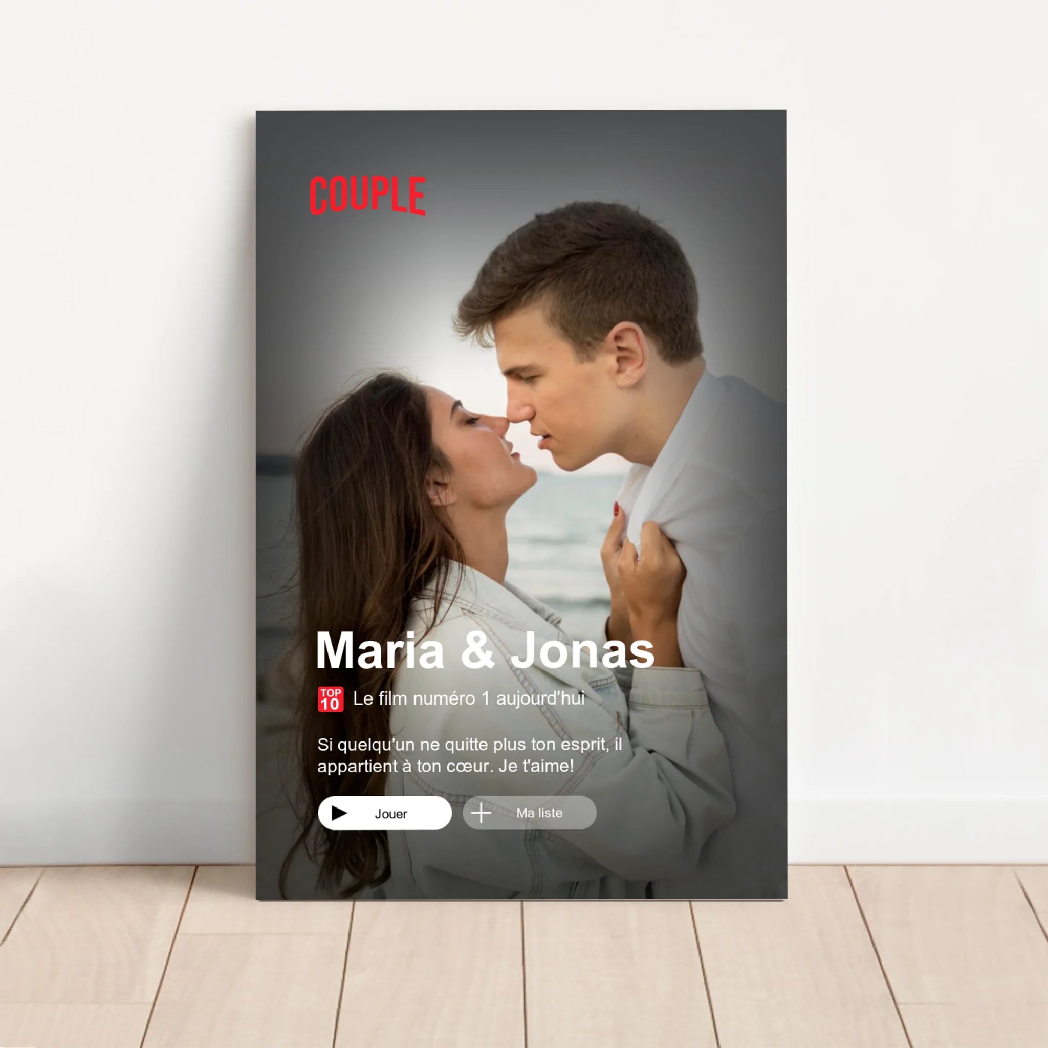 Toile personnalisée “Notre Couverture”