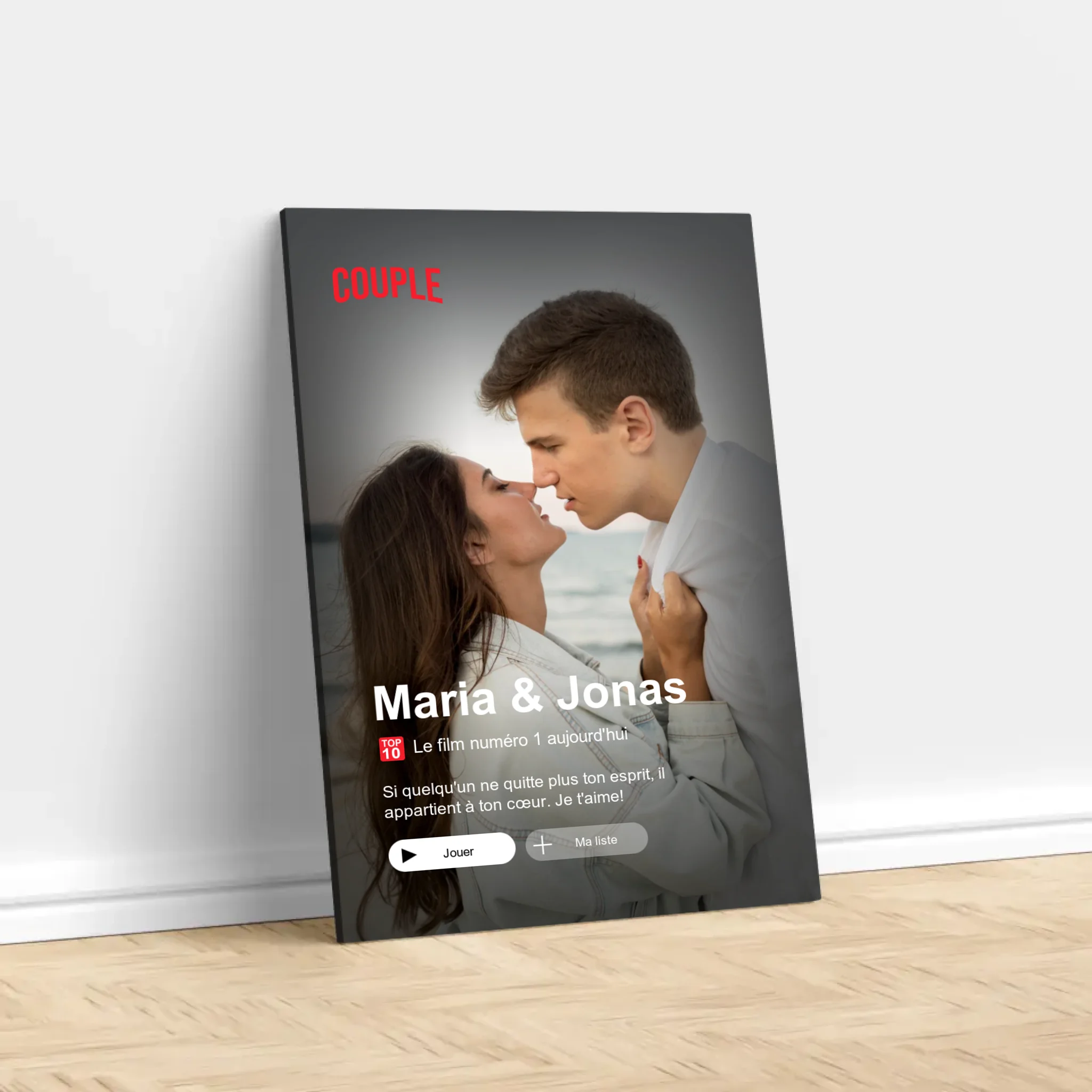 Toile personnalisée “Notre Couverture”