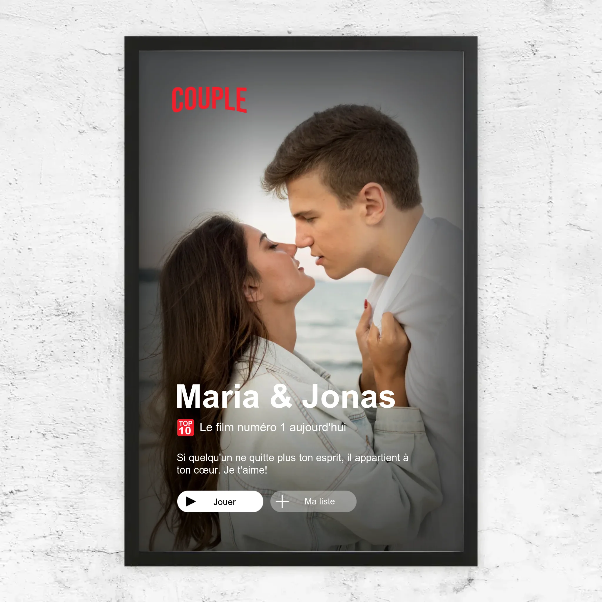 Poster personnalisé “Notre couverture”