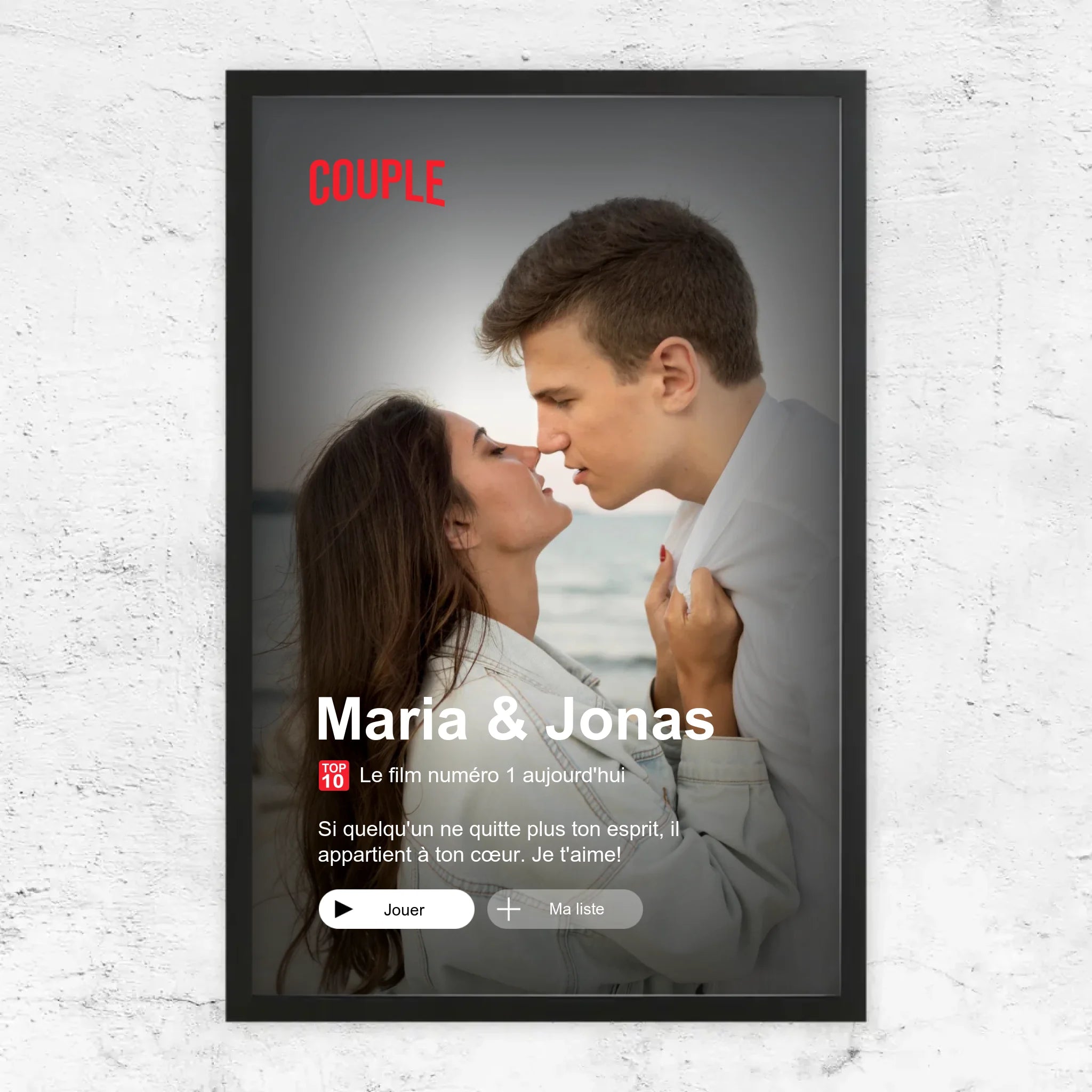 Poster personnalisé “Notre couverture”