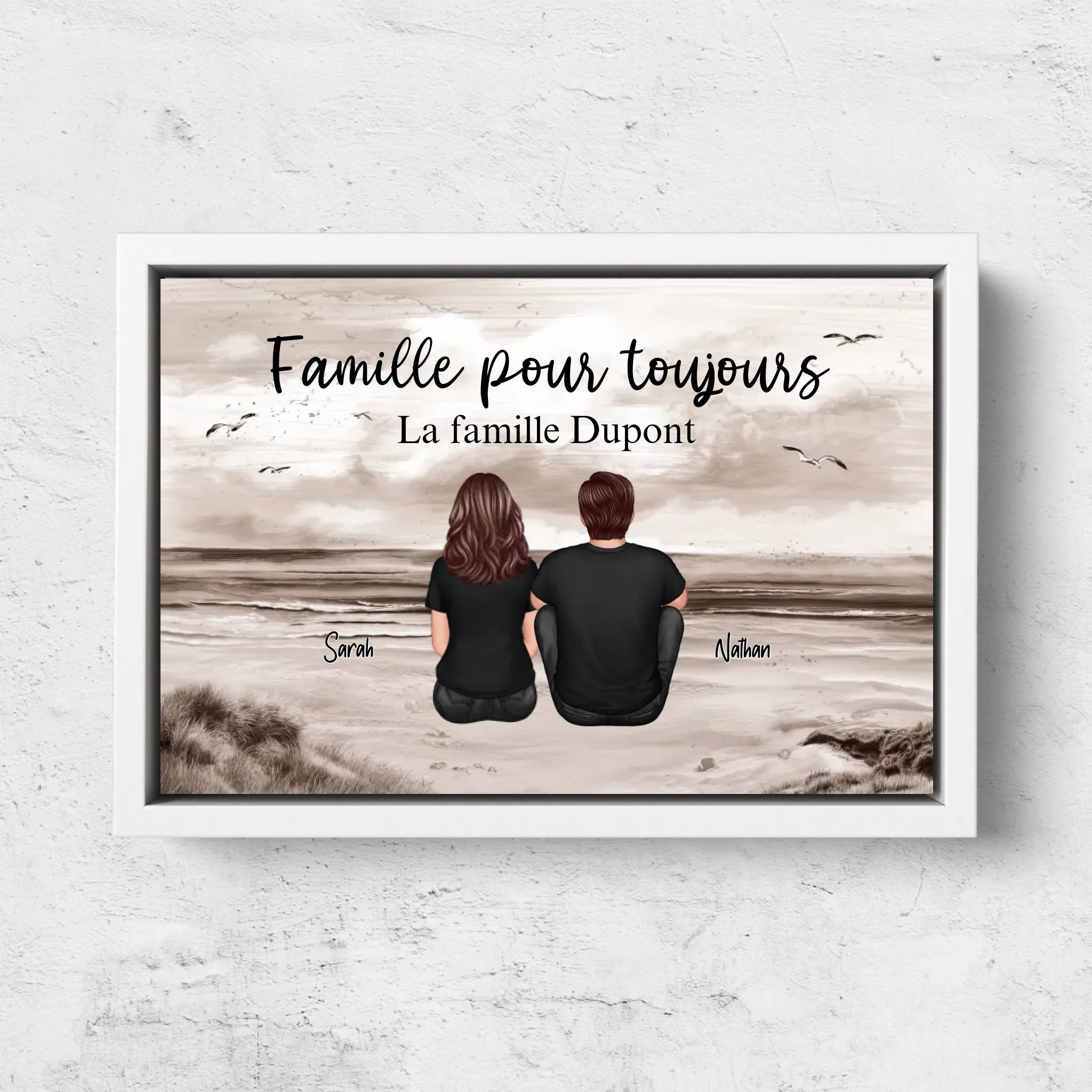 Toile personnalisée “Famille pour Toujours“