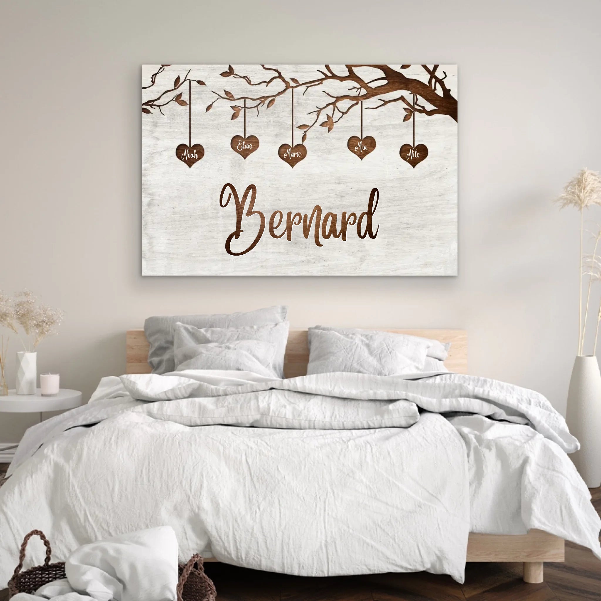 Toile personnalisée "Notre famille"