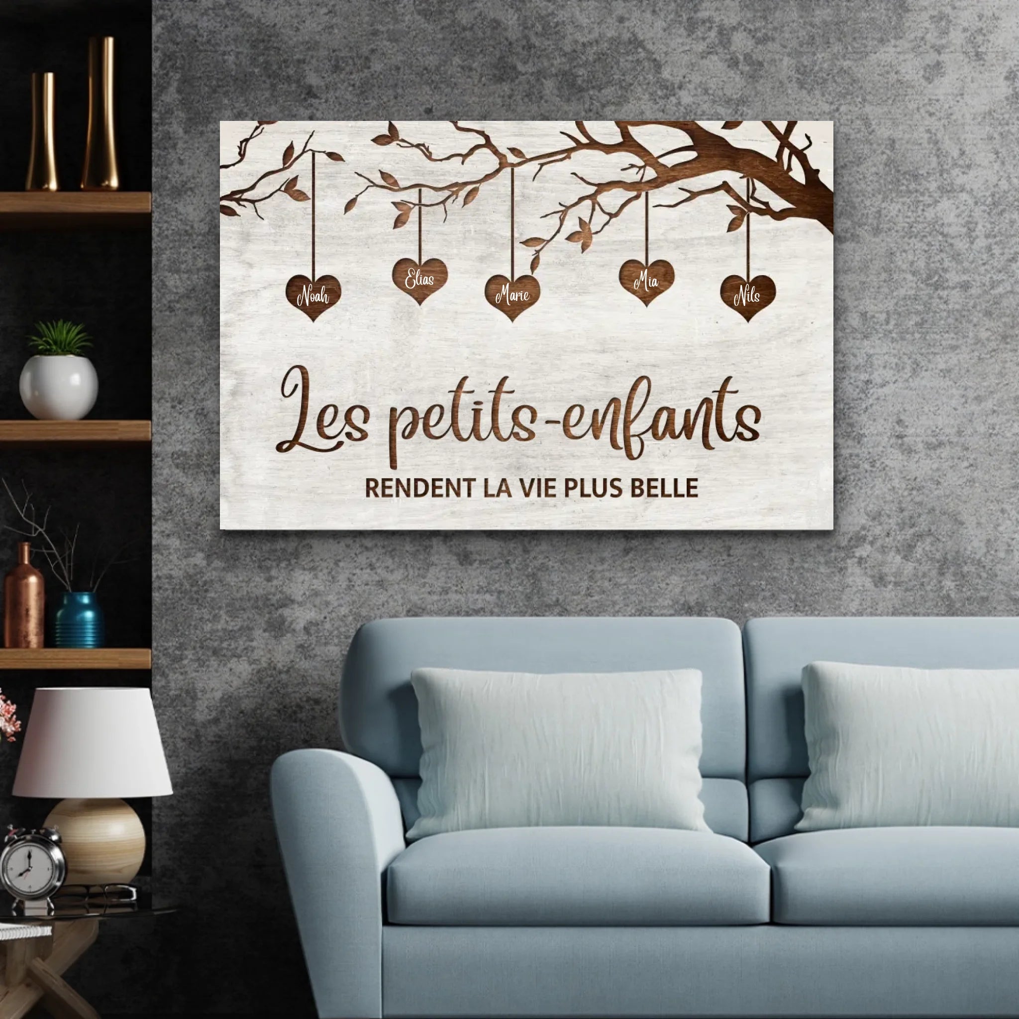 Toile personnalisée "Arbre de famille"