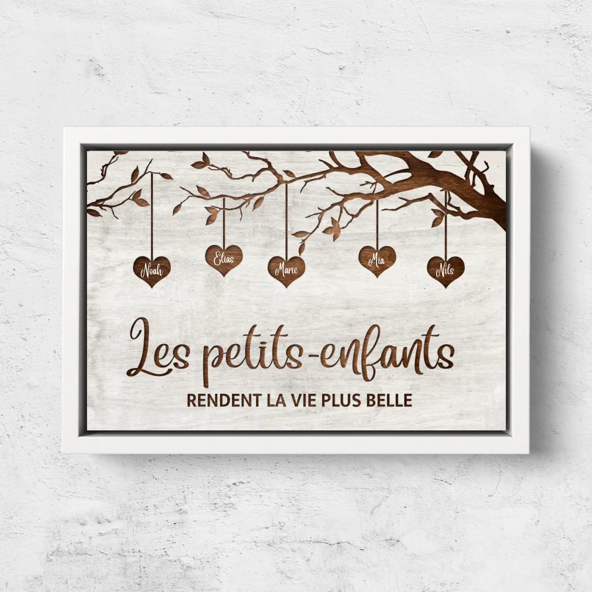 Toile personnalisée "Arbre de famille"