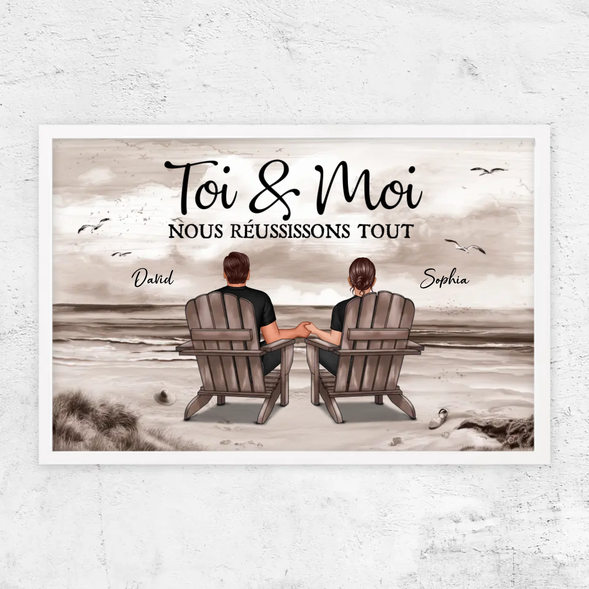 Poster personnalisé “Toi et moi, on peut tout faire”