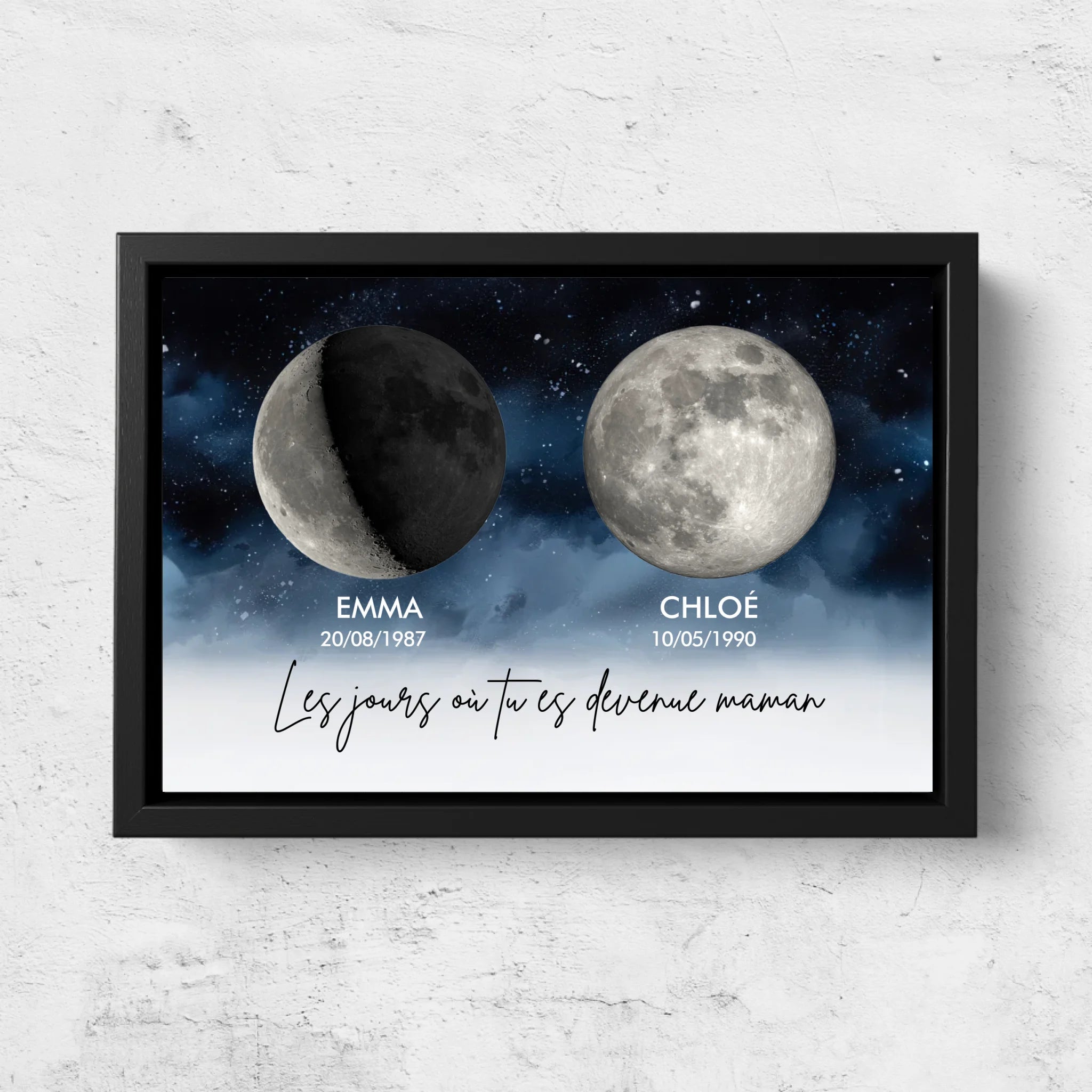 Toile personnalisée "Les jours où vous êtes devenus nos parents"