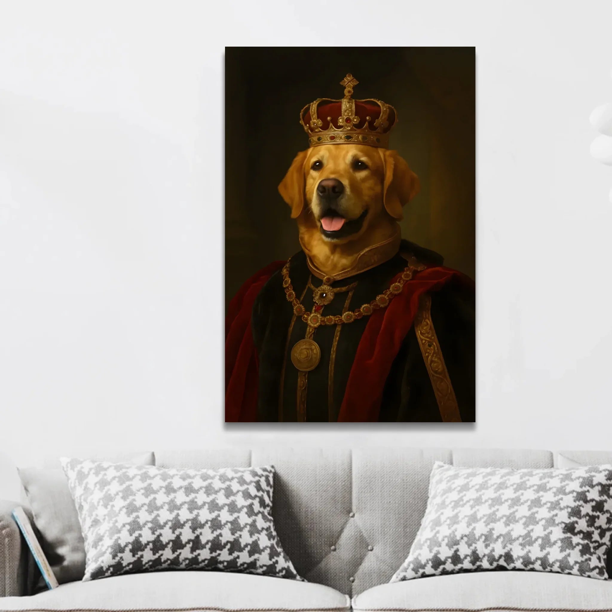 Toile personnalisée – Animal royal