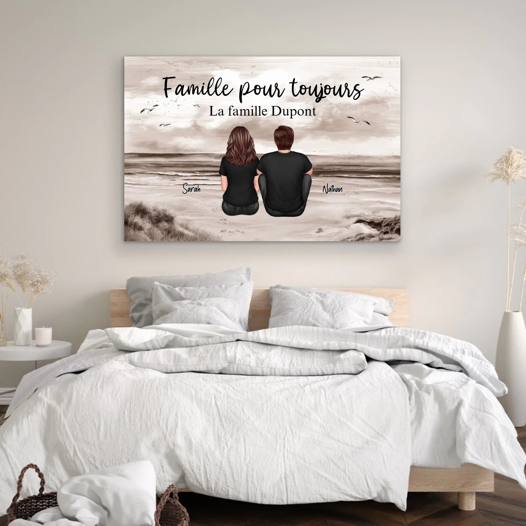 Toile personnalisée “Famille pour Toujours“