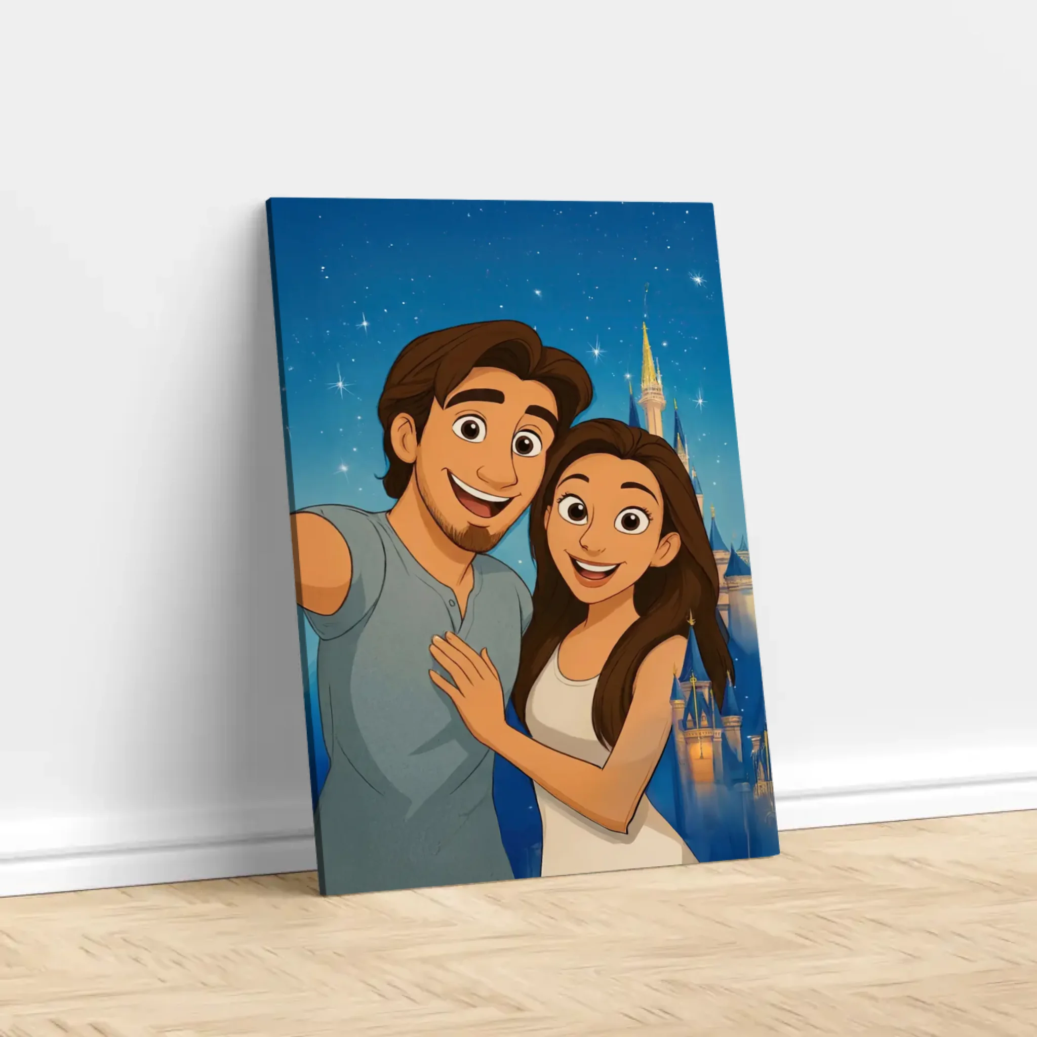 Toile personnalisée – Portrait inspiré d’un conte de fées à partir d’une photo