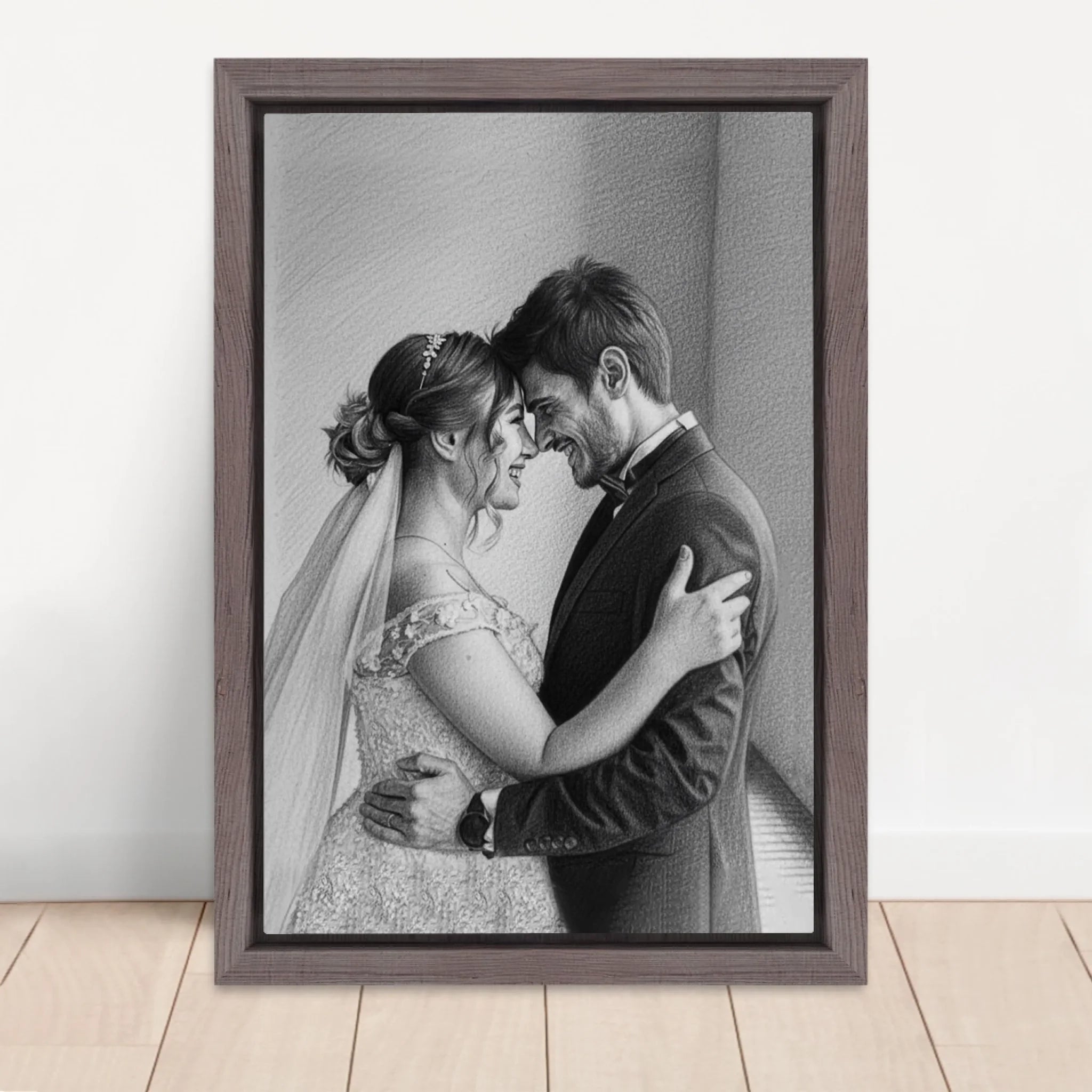 Vertical Framed Canvas-Oak 2026