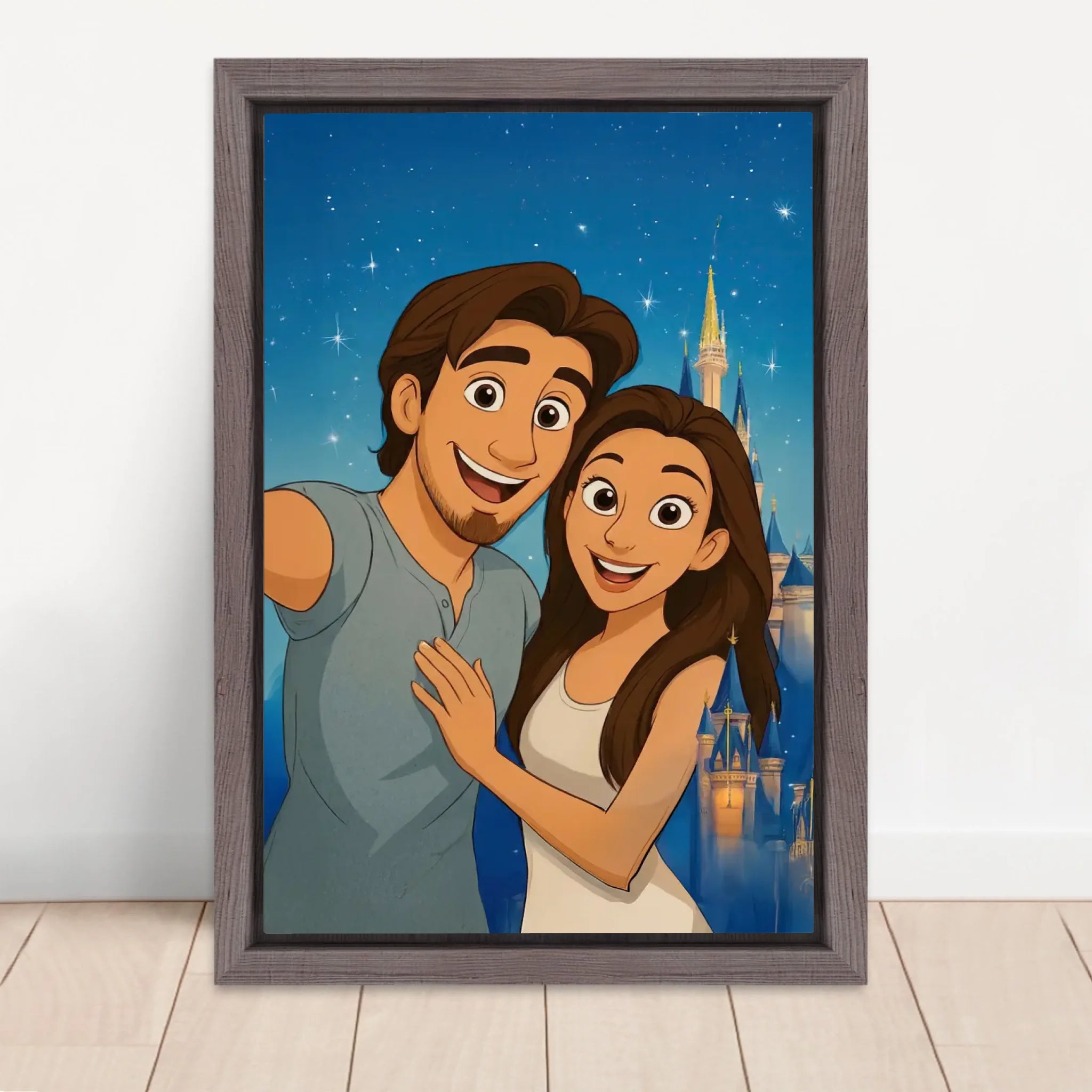 Vertical Framed Canvas-Oak 2026