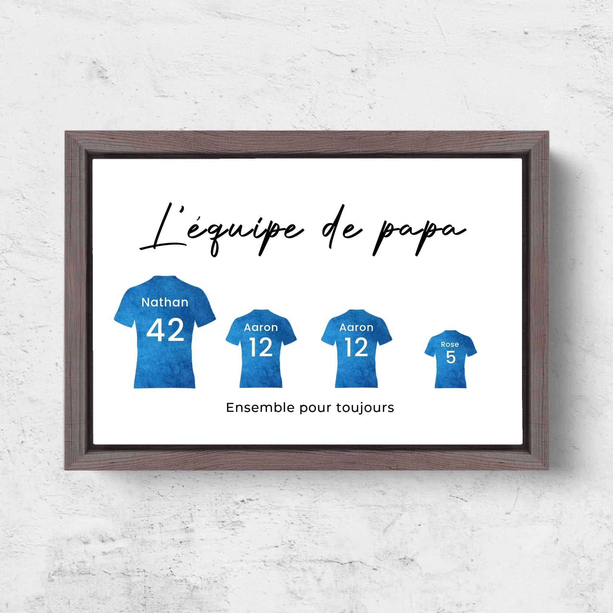 Horizontal Framd Canvas-Ovak