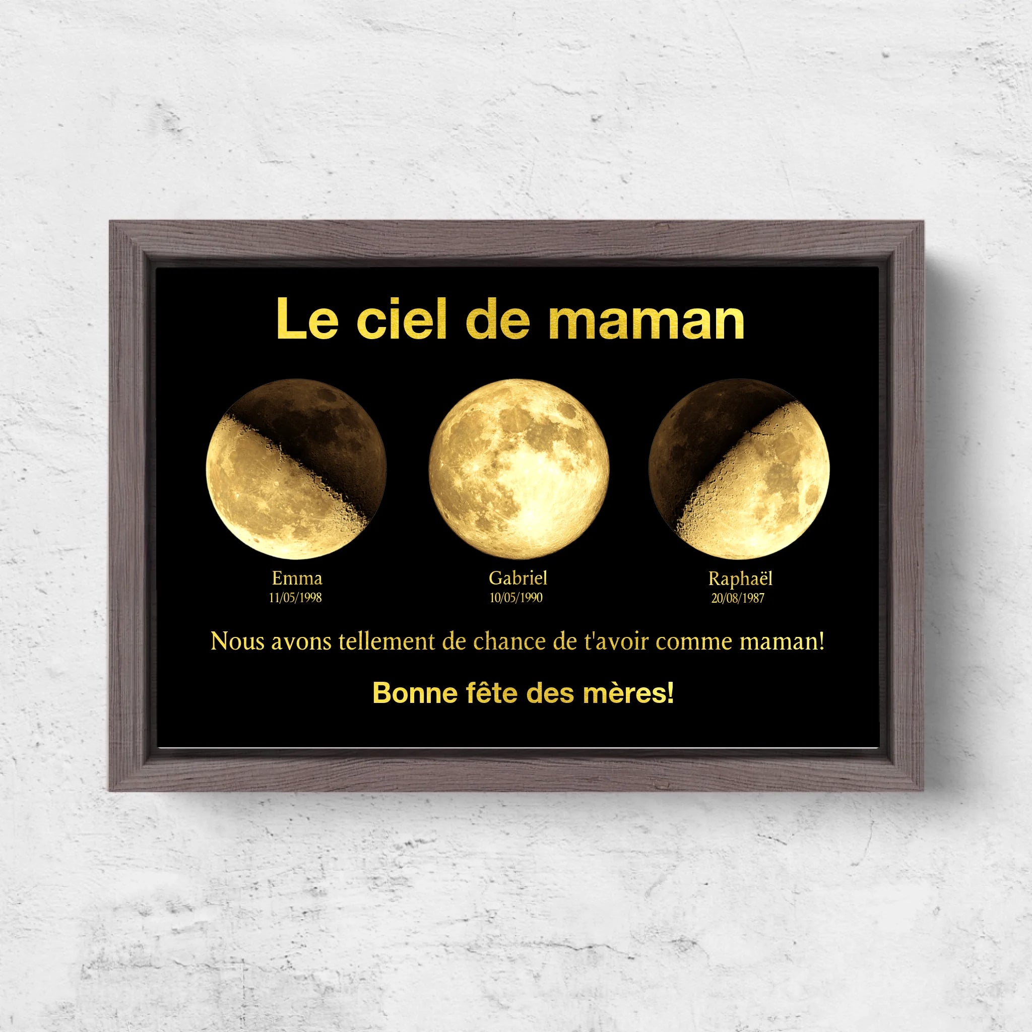 Horizontal Framd Canvas-Ovak