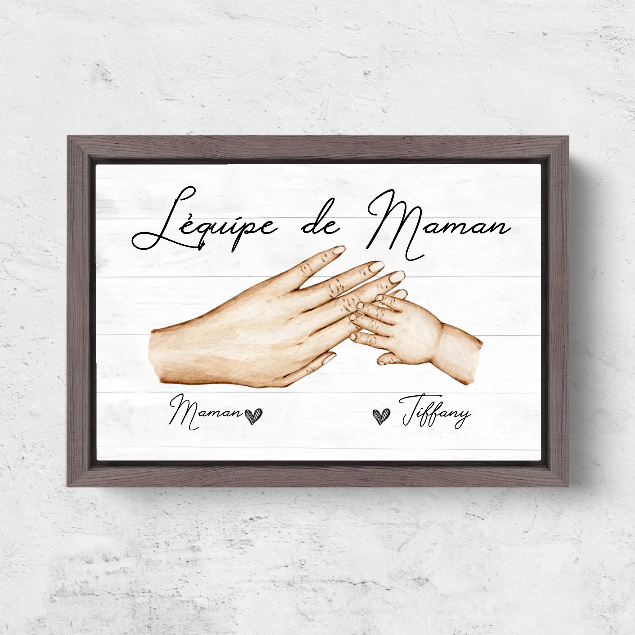 Horizontal Framd Canvas-Ovak