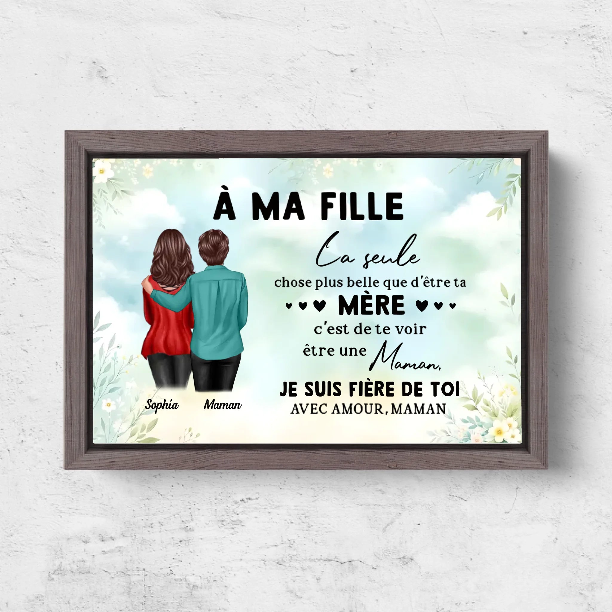 Horizontal Framd Canvas-Ovak