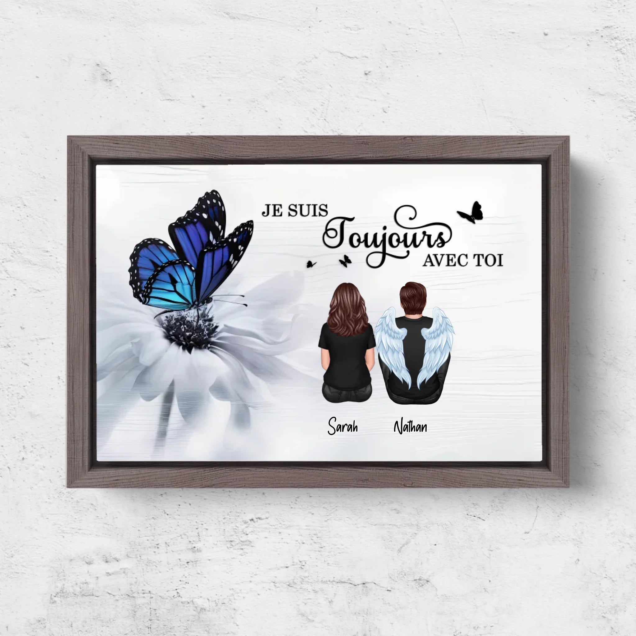 Horizontal Framd Canvas-Ovak