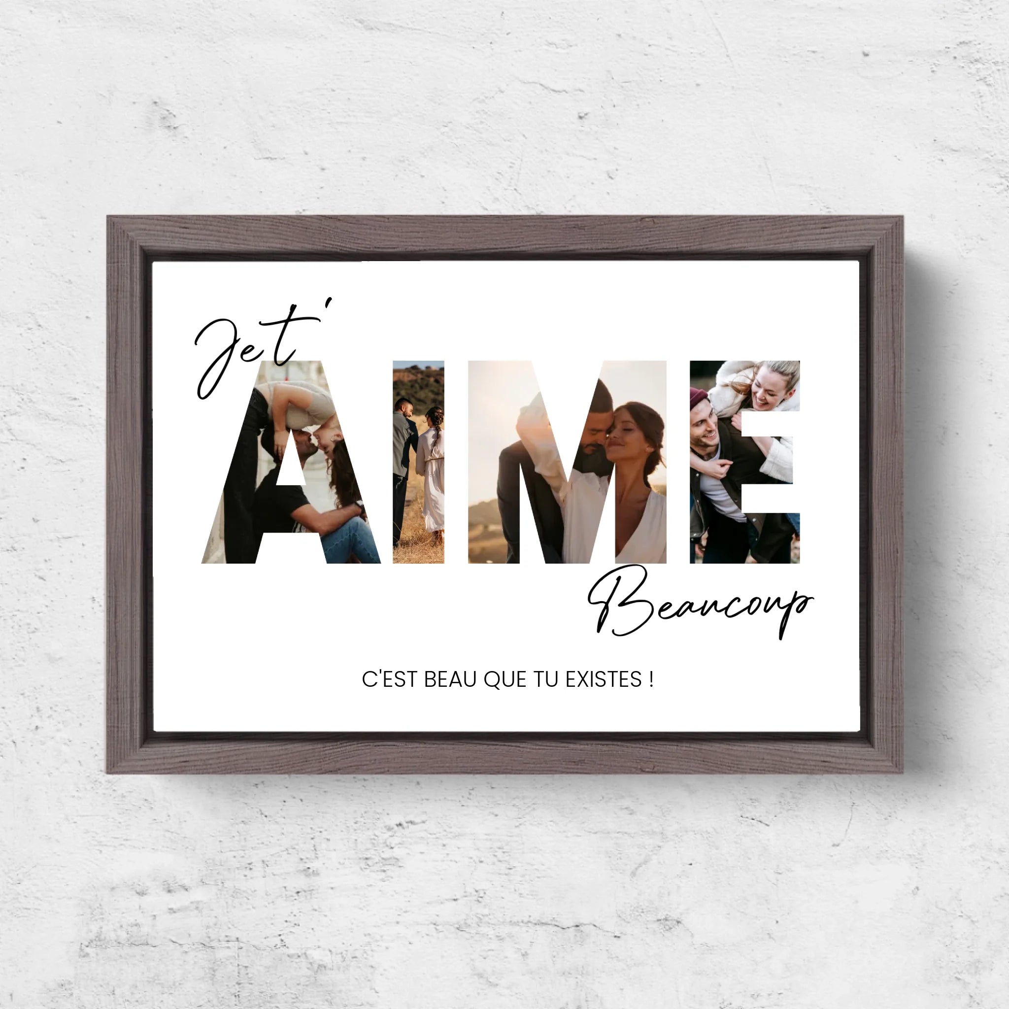 Horizontal Framd Canvas-Ovak