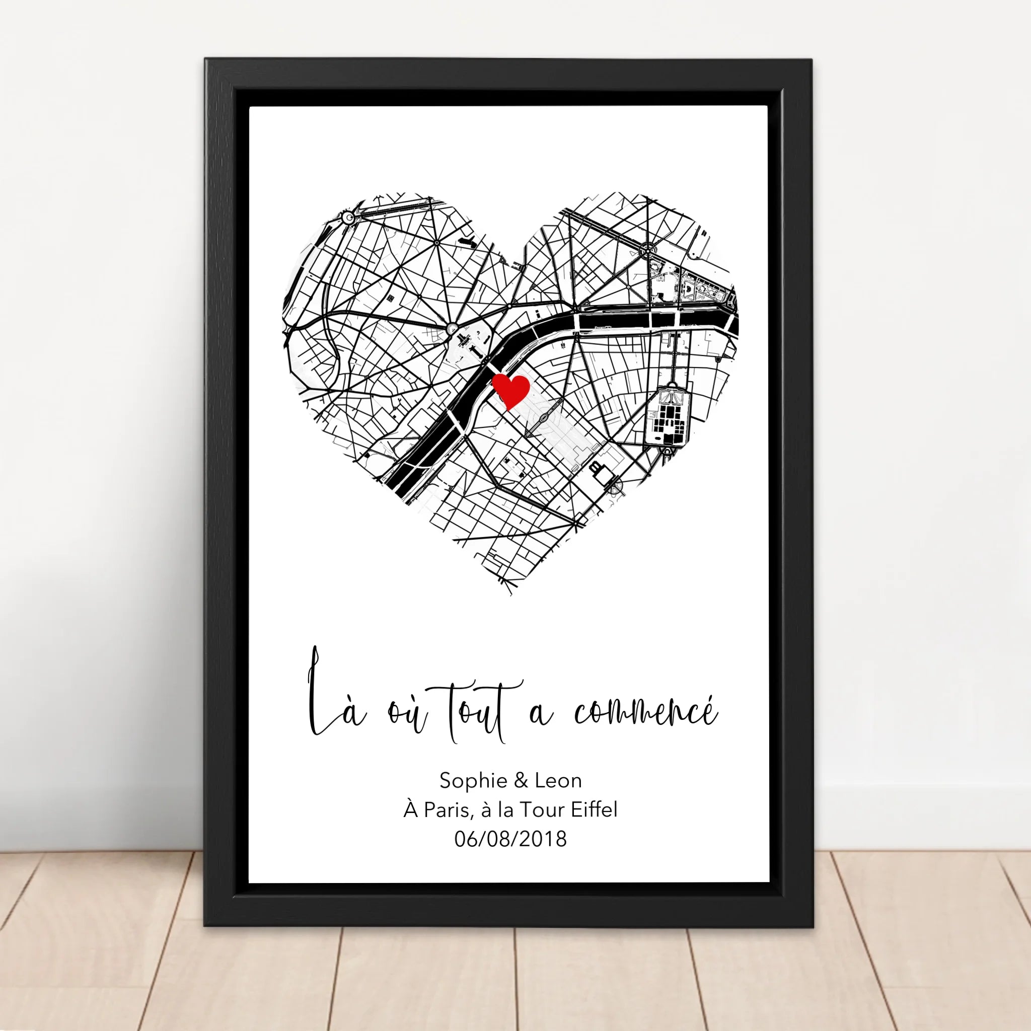 Toile personnalisée "Là où tout a commencé