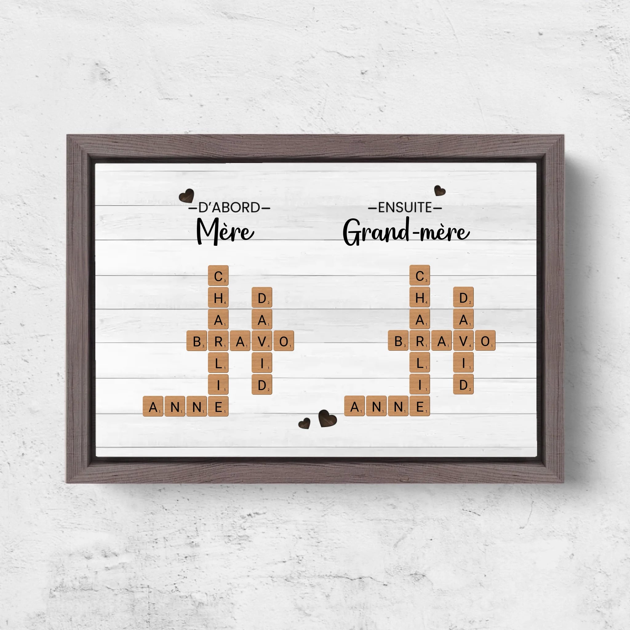 Horizontal Framd Canvas-Ovak