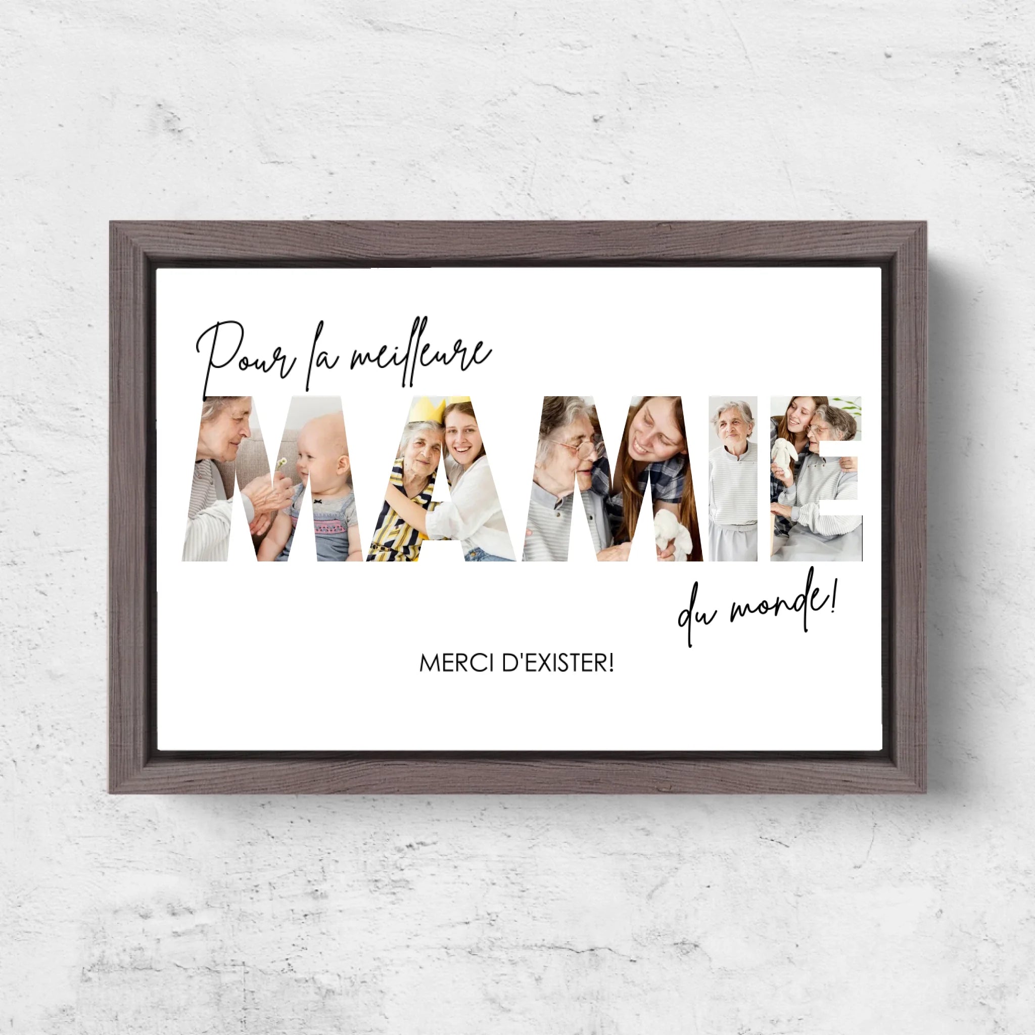 Horizontal Framd Canvas-Ovak