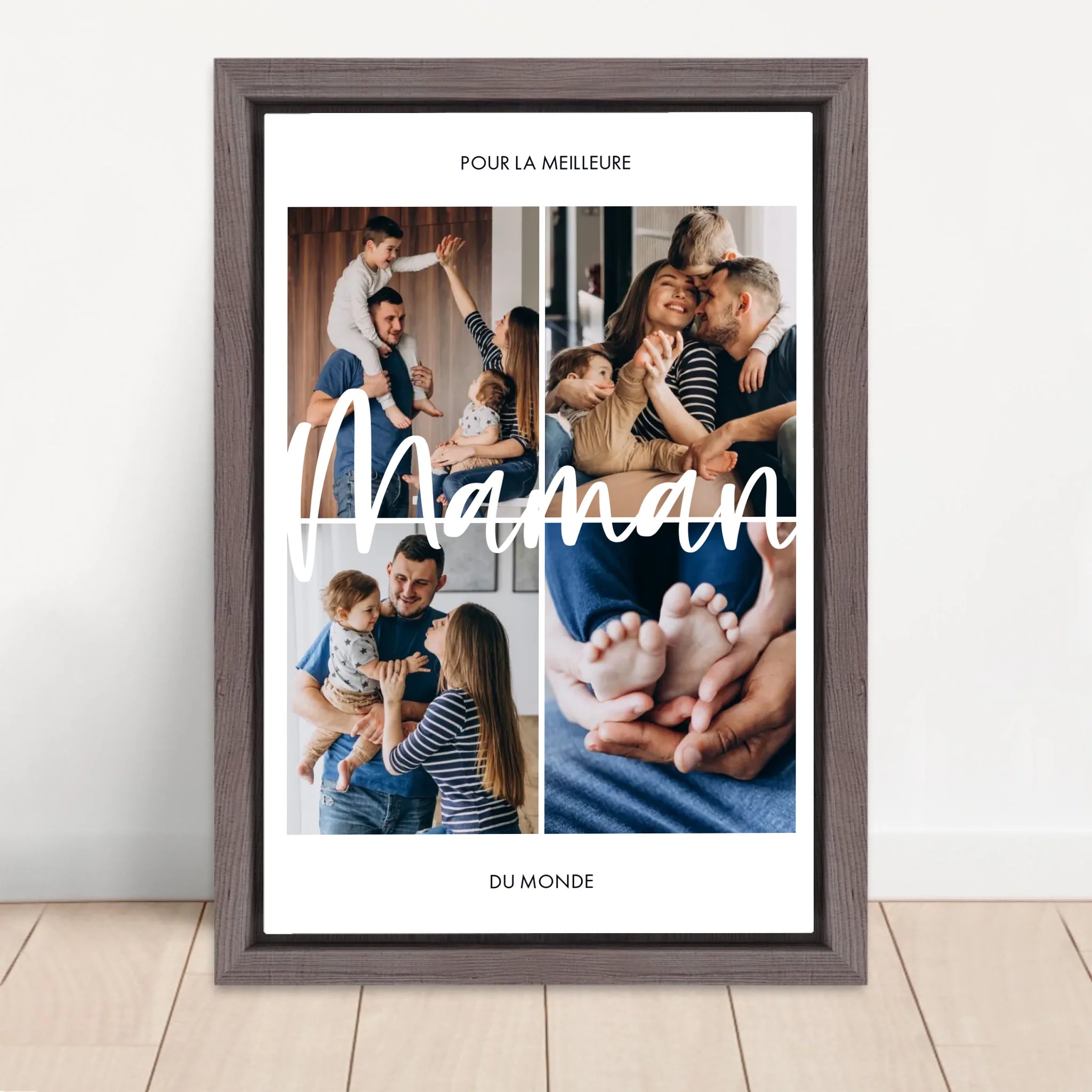 Vertical Framed Canvas-Oak 2026