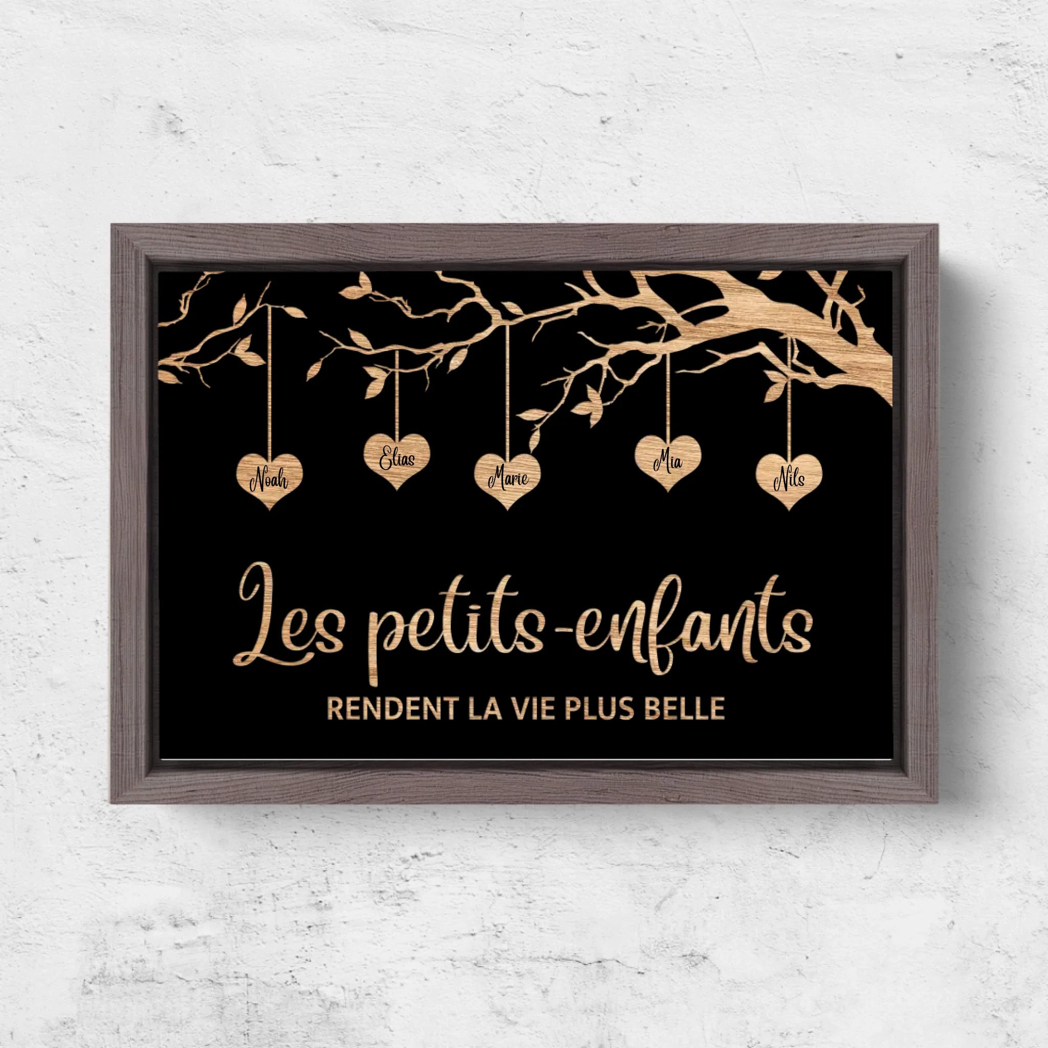 Horizontal Framd Canvas-Ovak