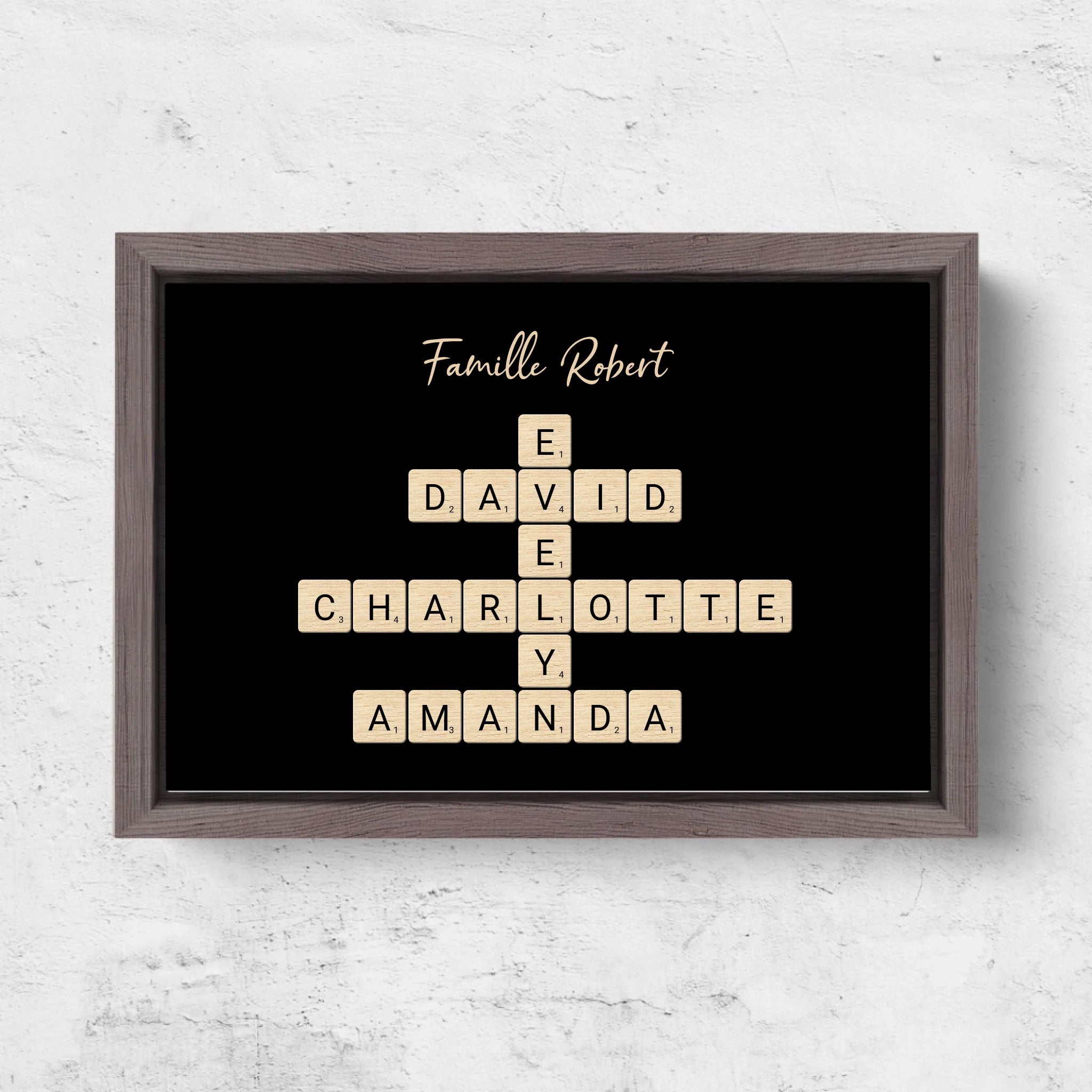 Horizontal Framd Canvas-Ovak