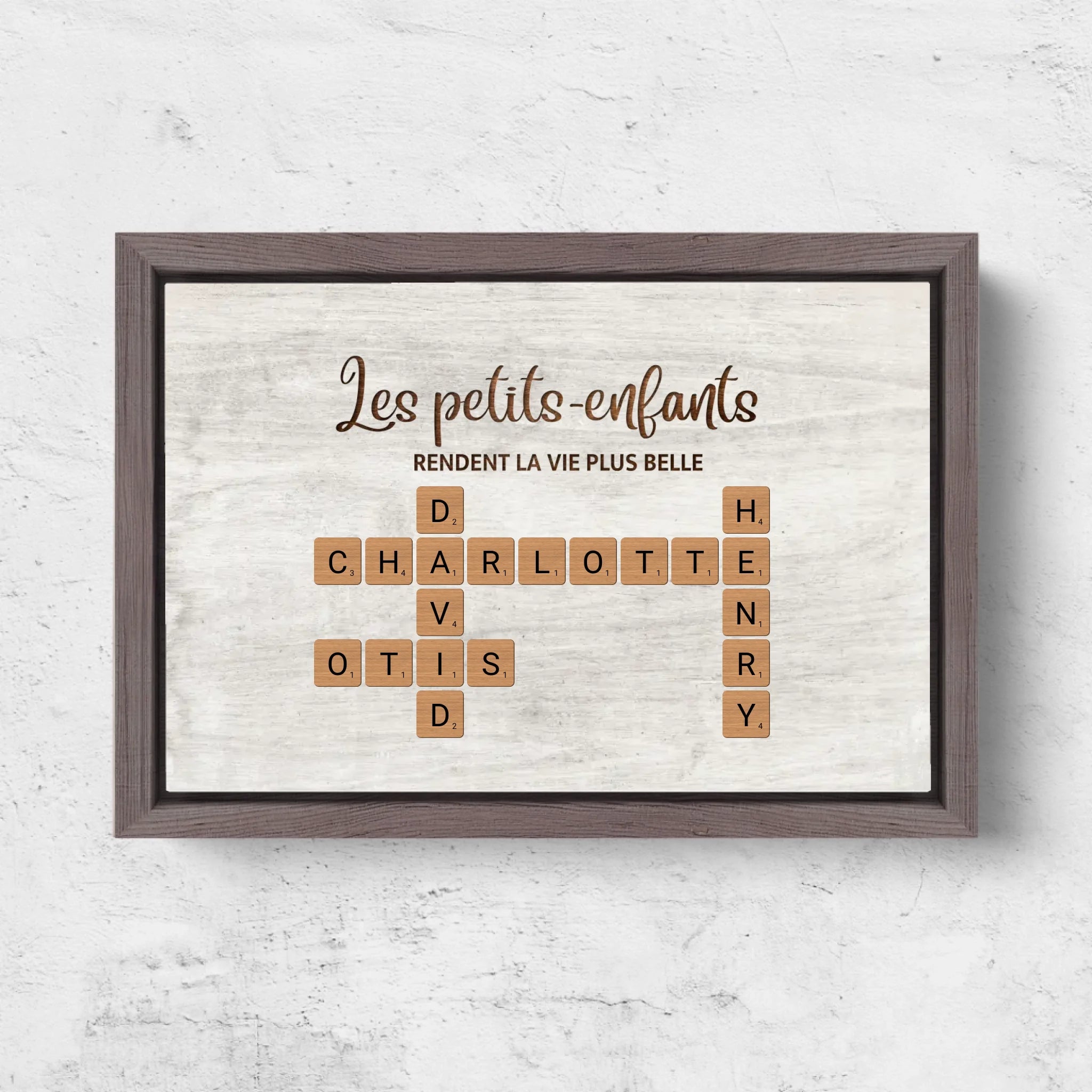 Horizontal Framd Canvas-Ovak