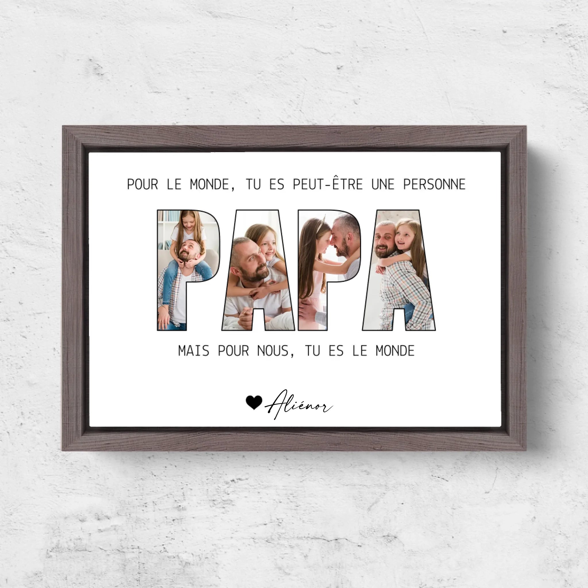 Horizontal Framd Canvas-Ovak