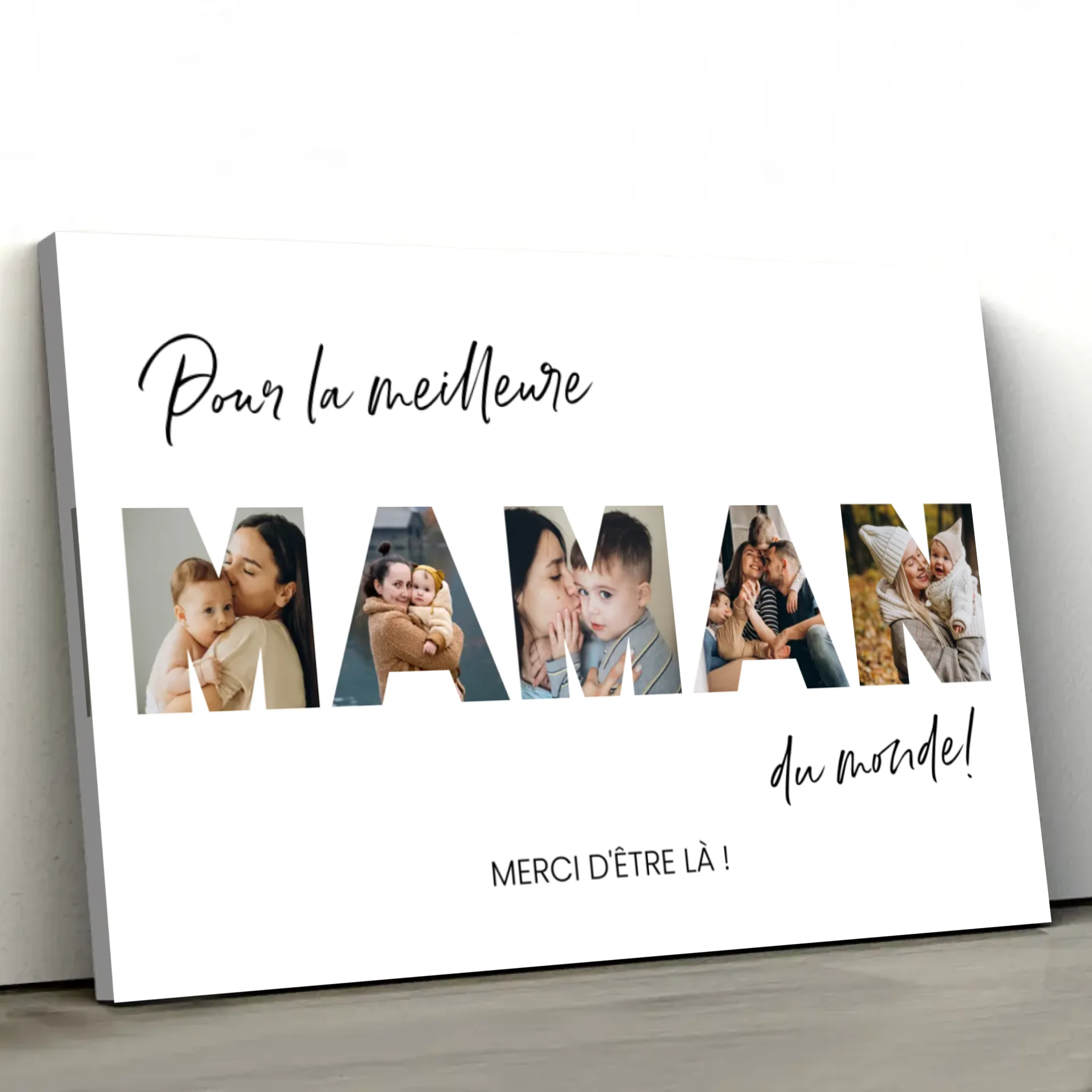 Toile personnalisée " Pour la meilleure maman du monde"