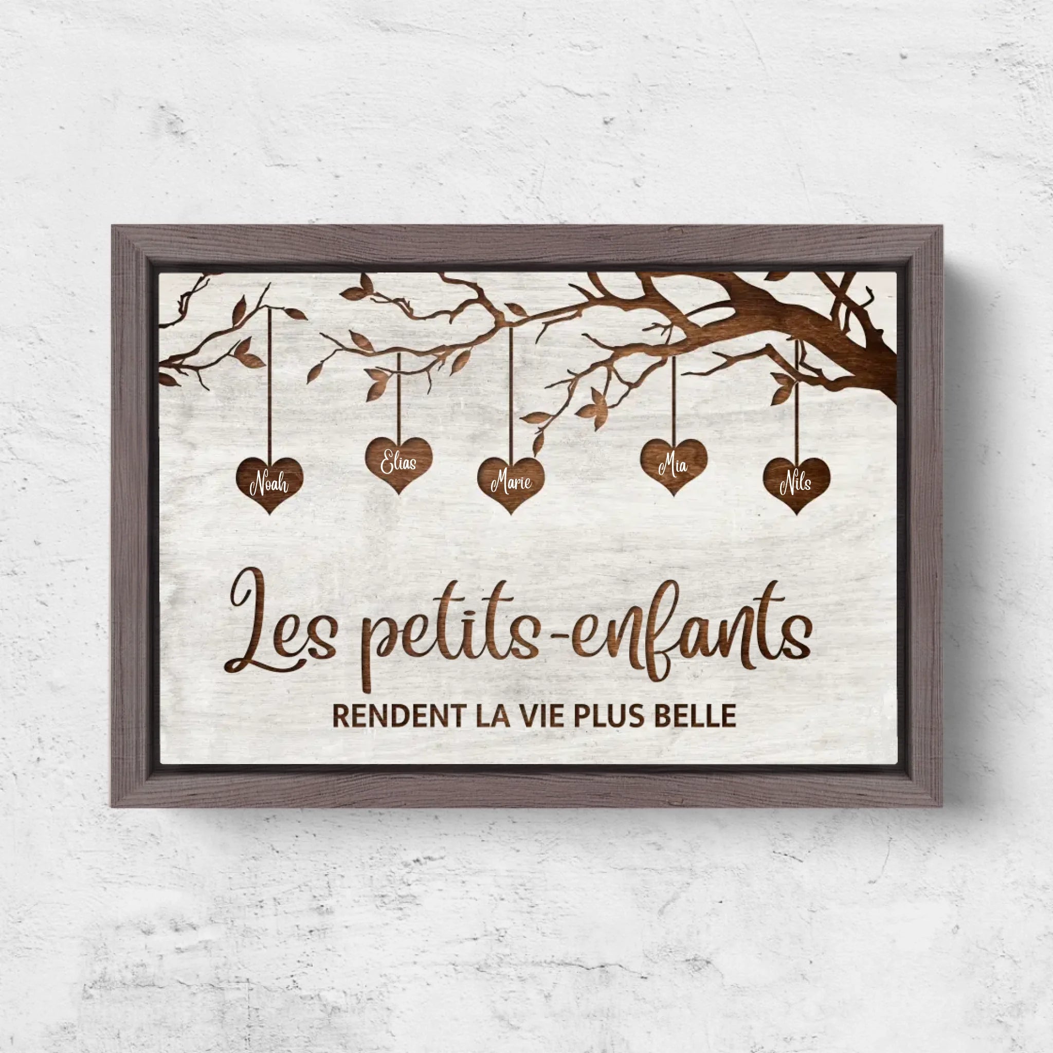 Horizontal Framd Canvas-Ovak