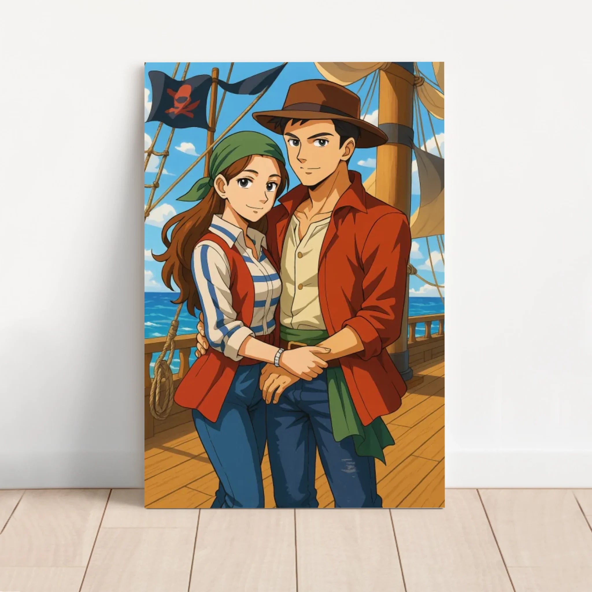 Toile personnalisée – Équipage de pirates