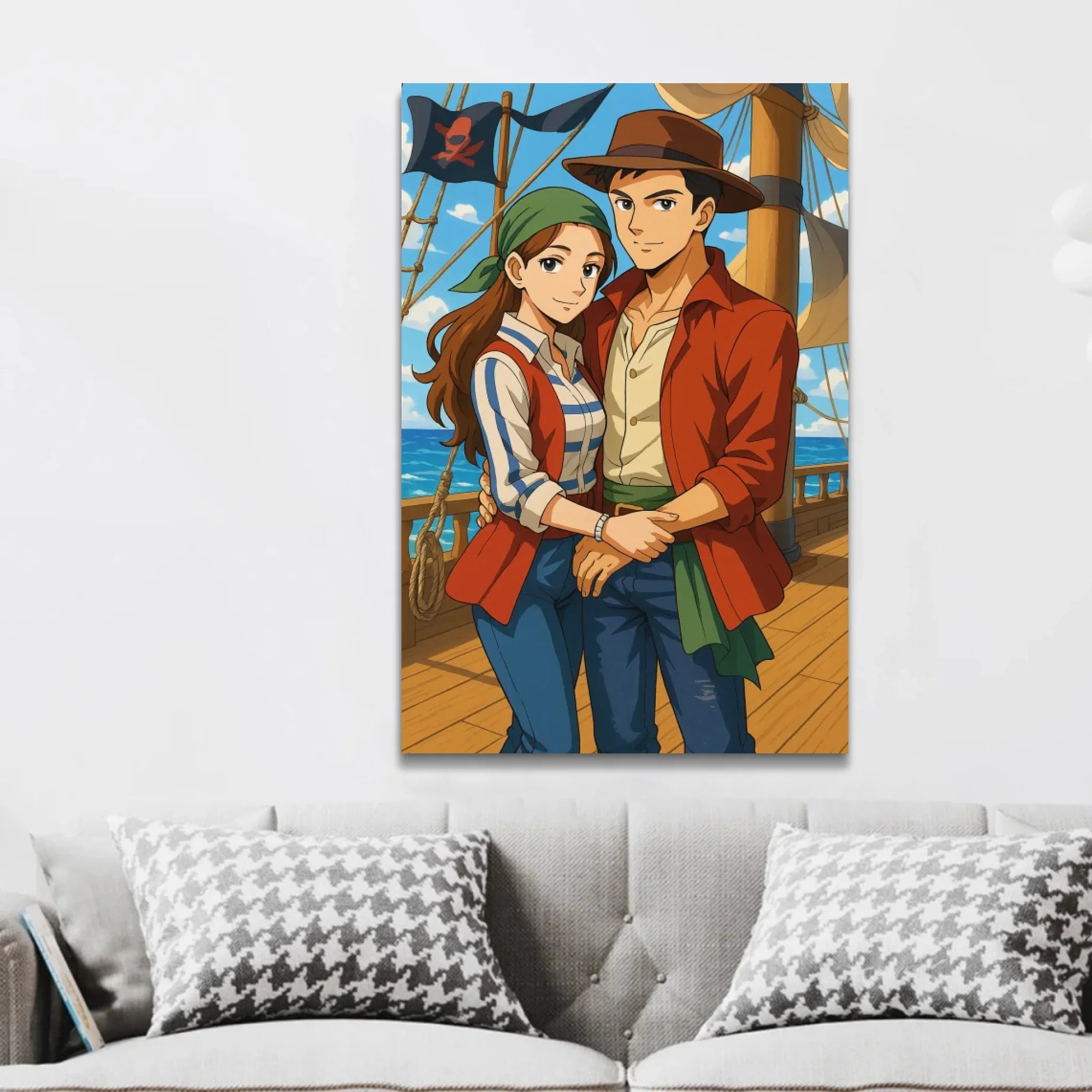 Toile personnalisée – Équipage de pirates