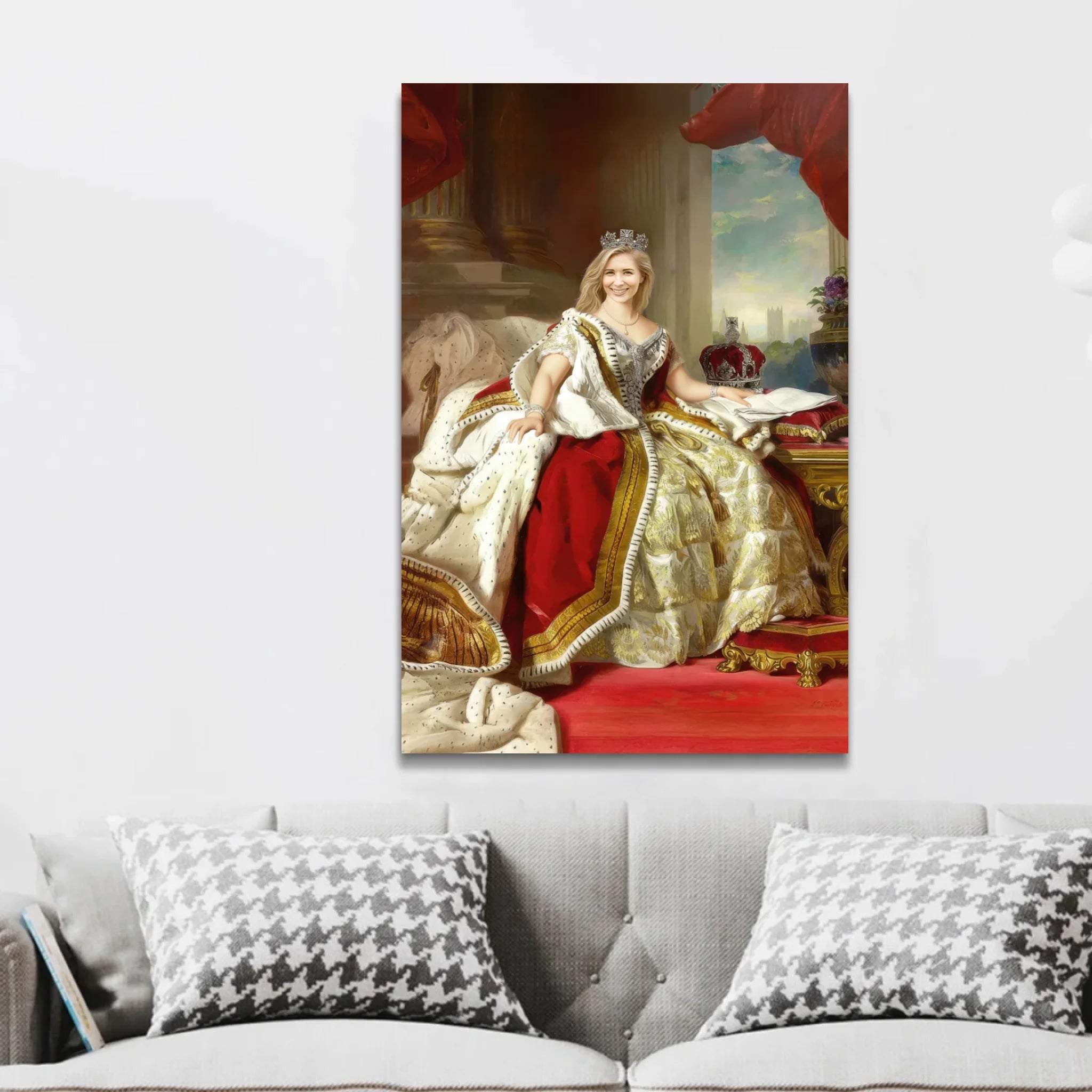 Toile personnalisée – La Reine